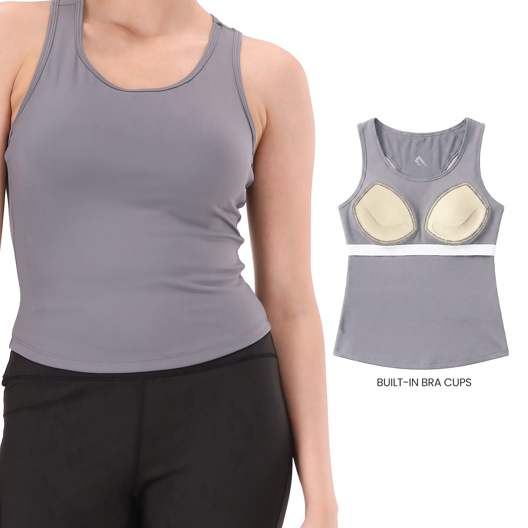 BodyCore Tank (Padded) - Grey