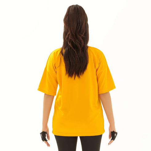 Infinity Oversize Tee - Yellow