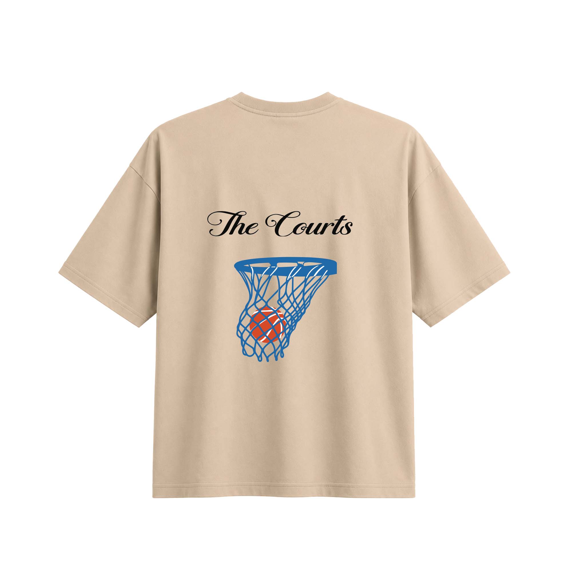 The Game Oversized Tee - Beige