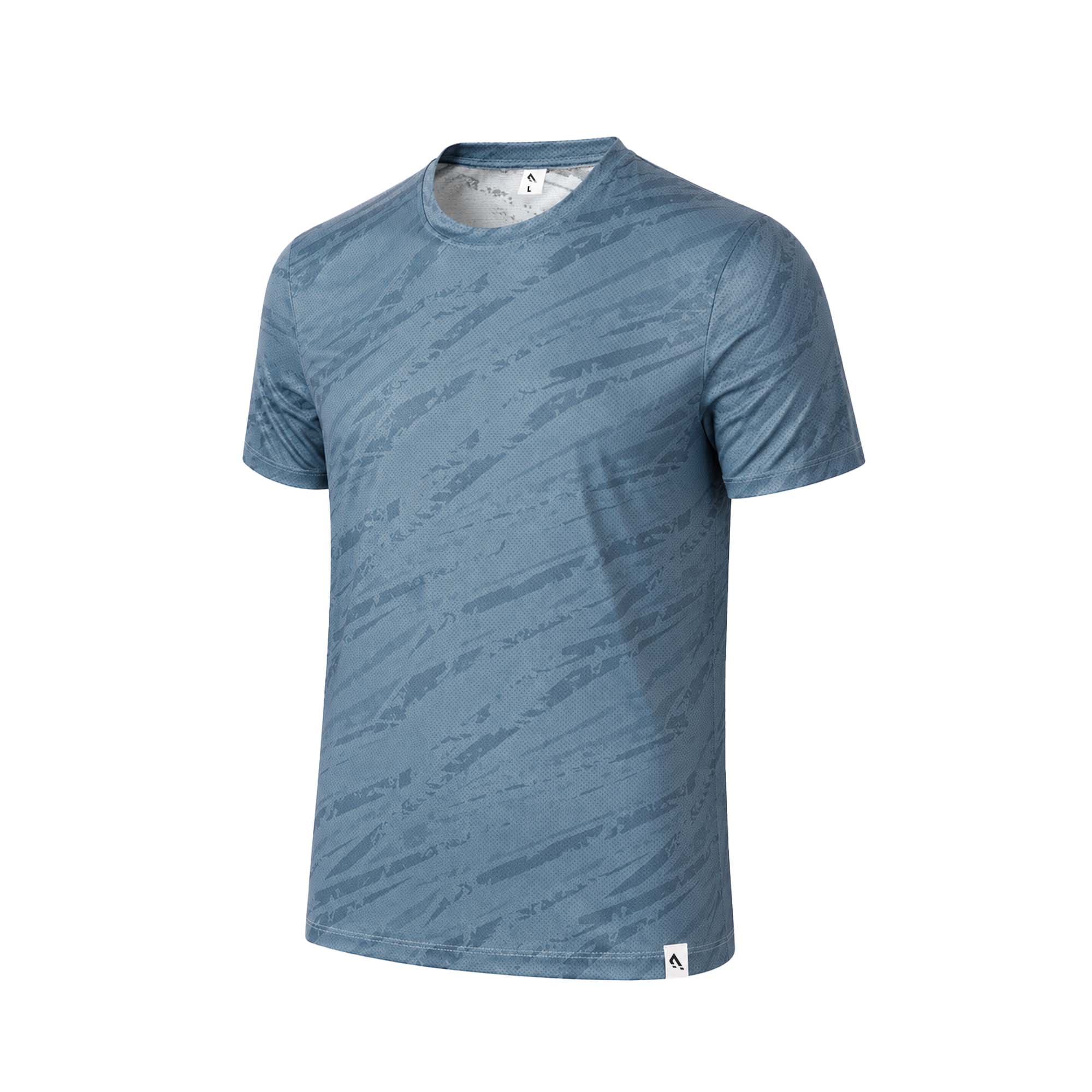 Pulse Mesh Tee - Blue