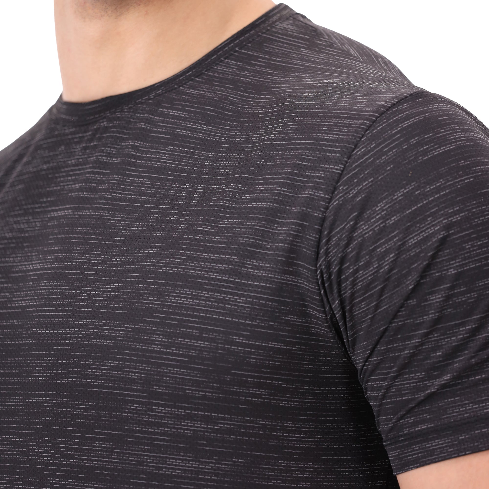 Fossil Mesh Tee - Black