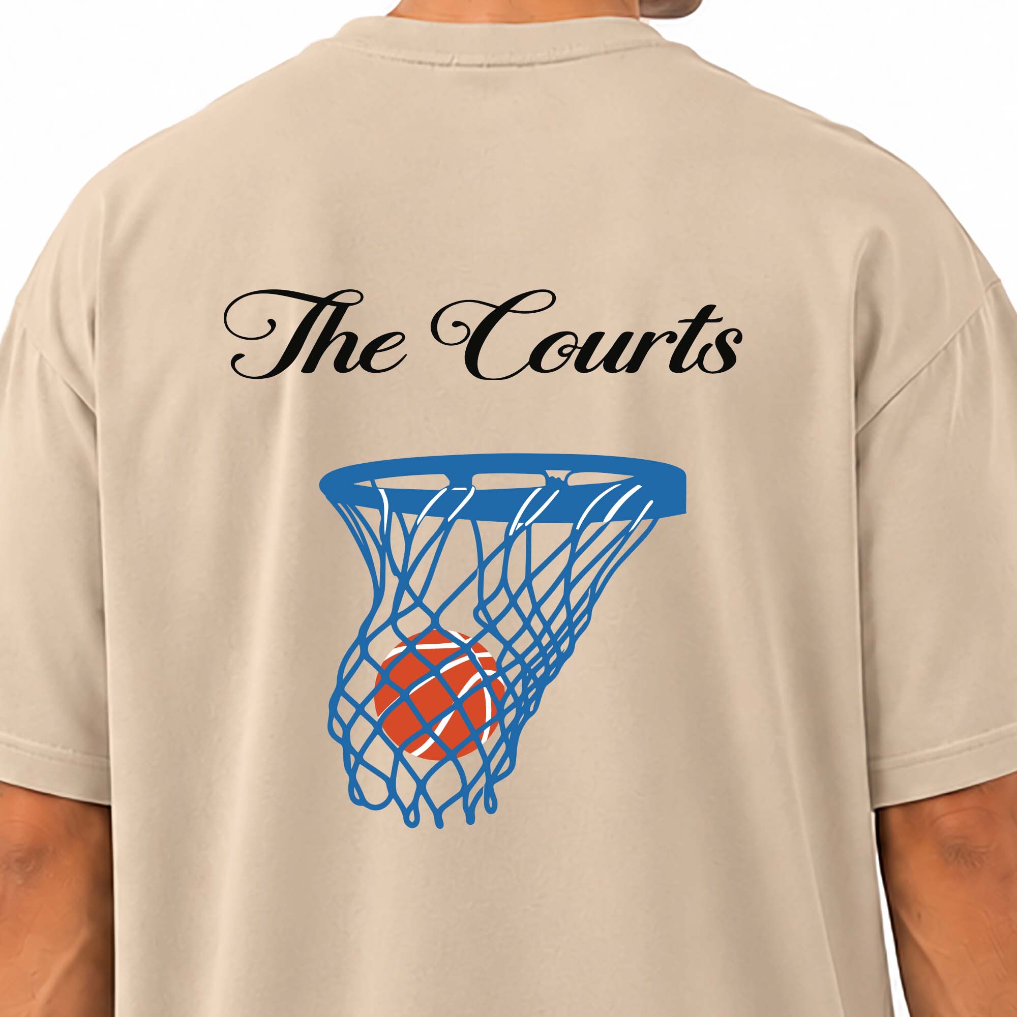 The Game Oversized Tee - Beige