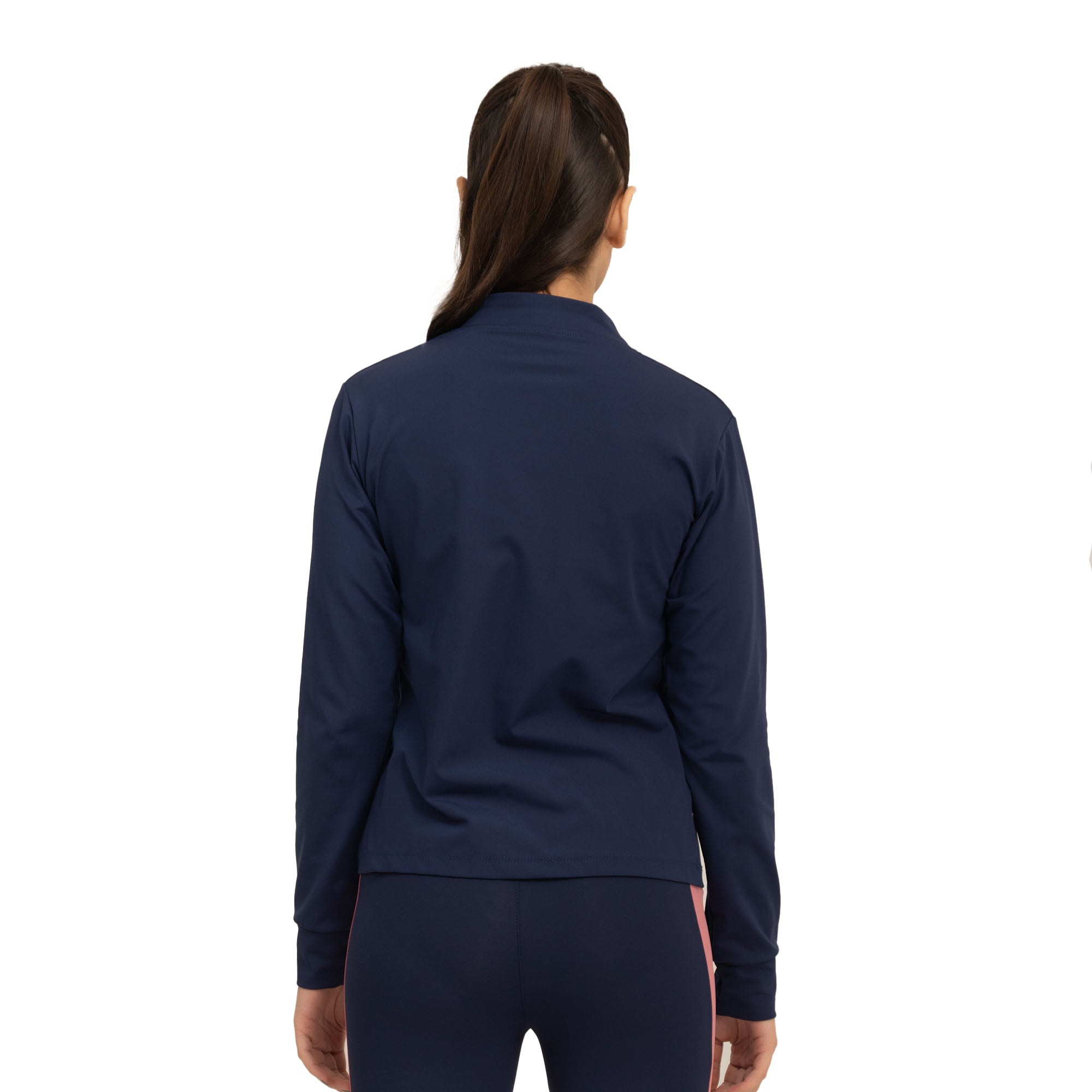 Femme Fit Zipper Jacket - Navy