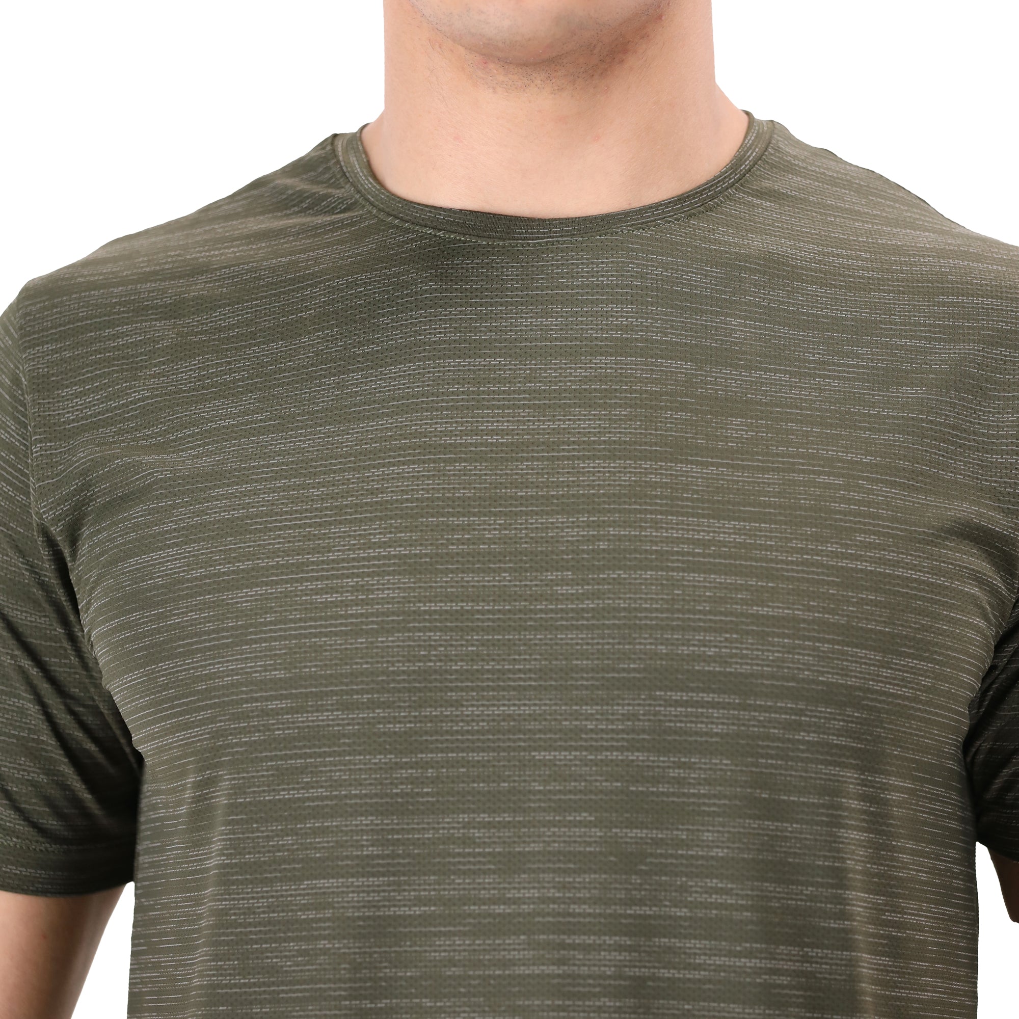 Fossil Mesh Tee - Olive