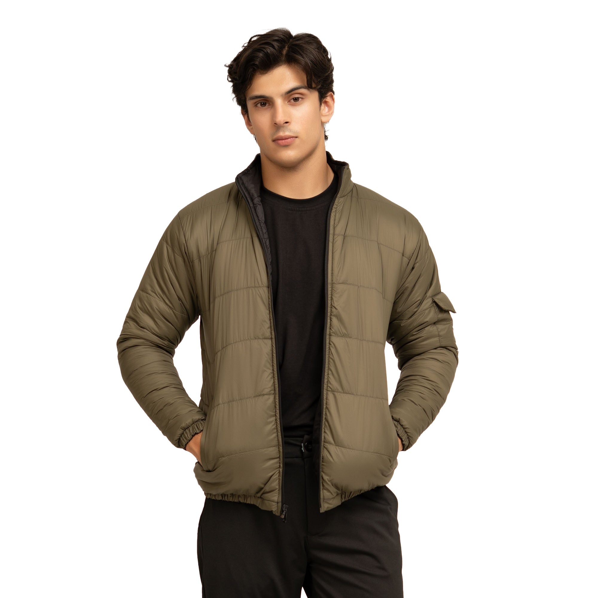 Zest Reversible Jacket - Black/Olive