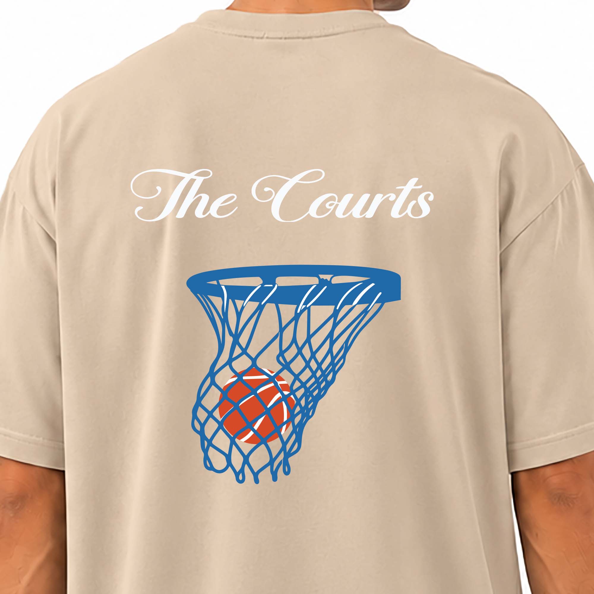 The Game Oversized Tee - Beige