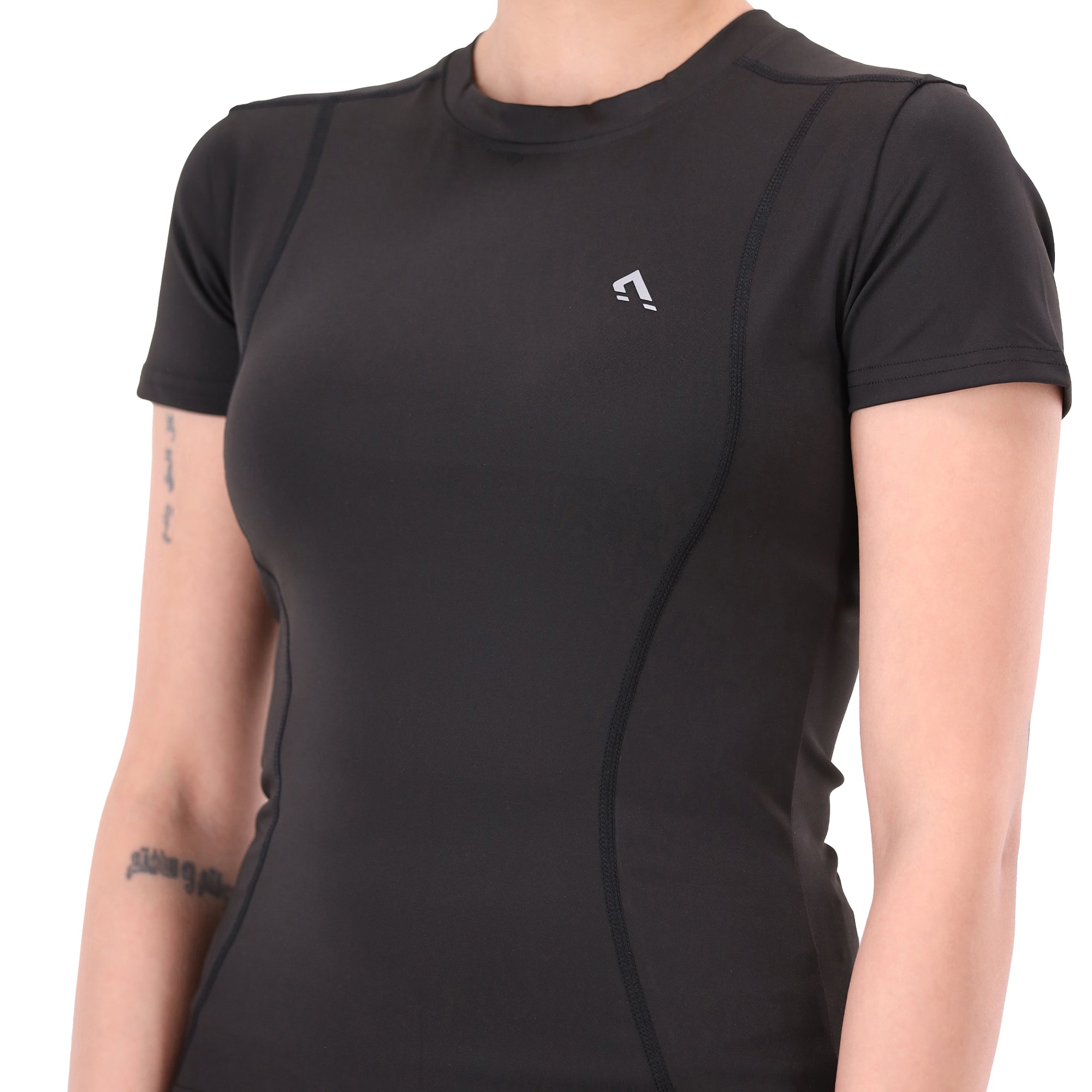 Sculpted Tee - Black