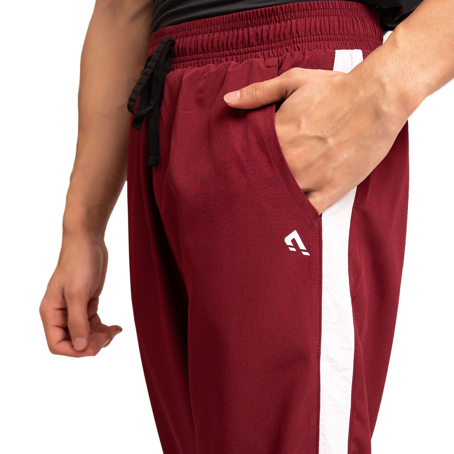 Athleisure Trousers - Maroon