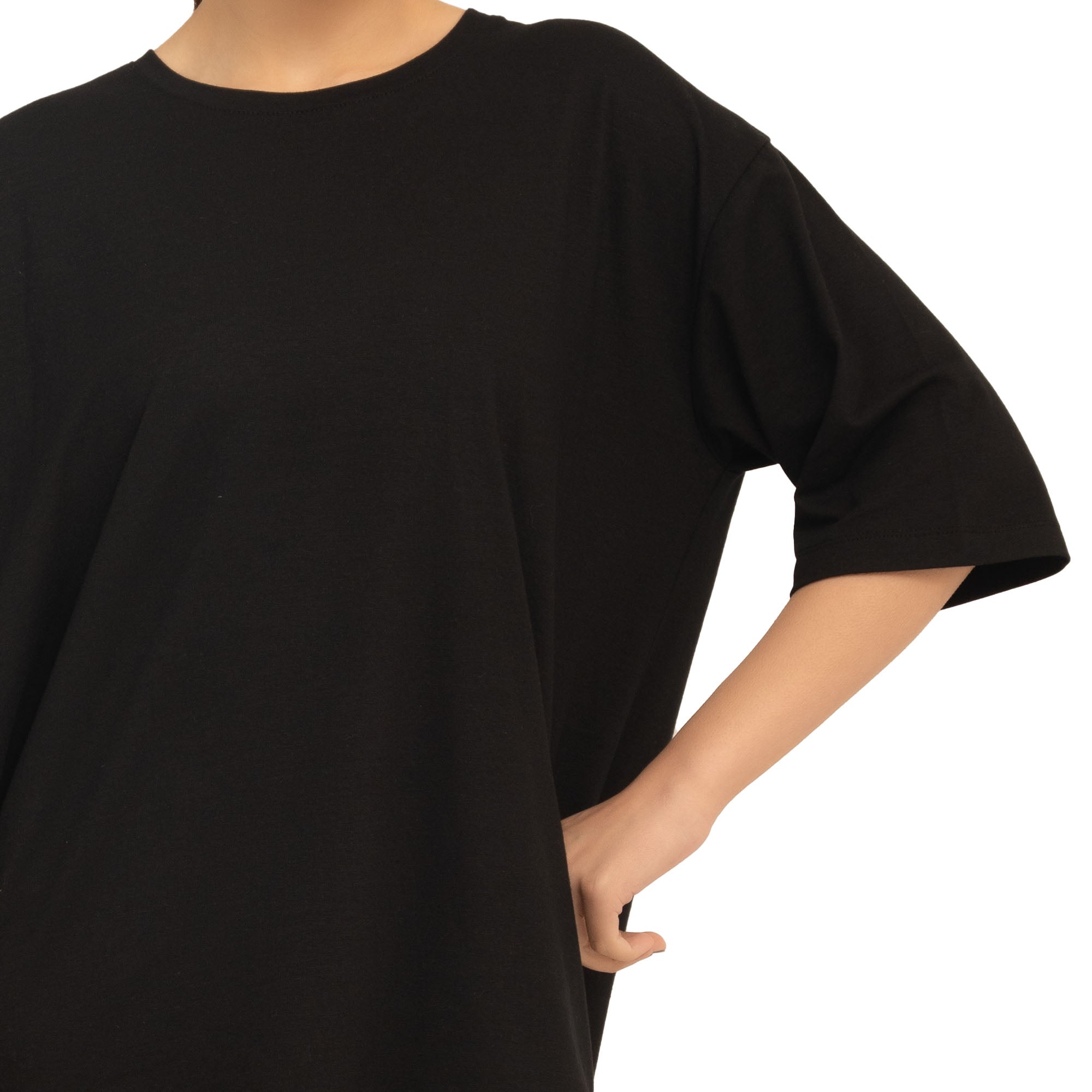 Kiara Cover Tee - Black