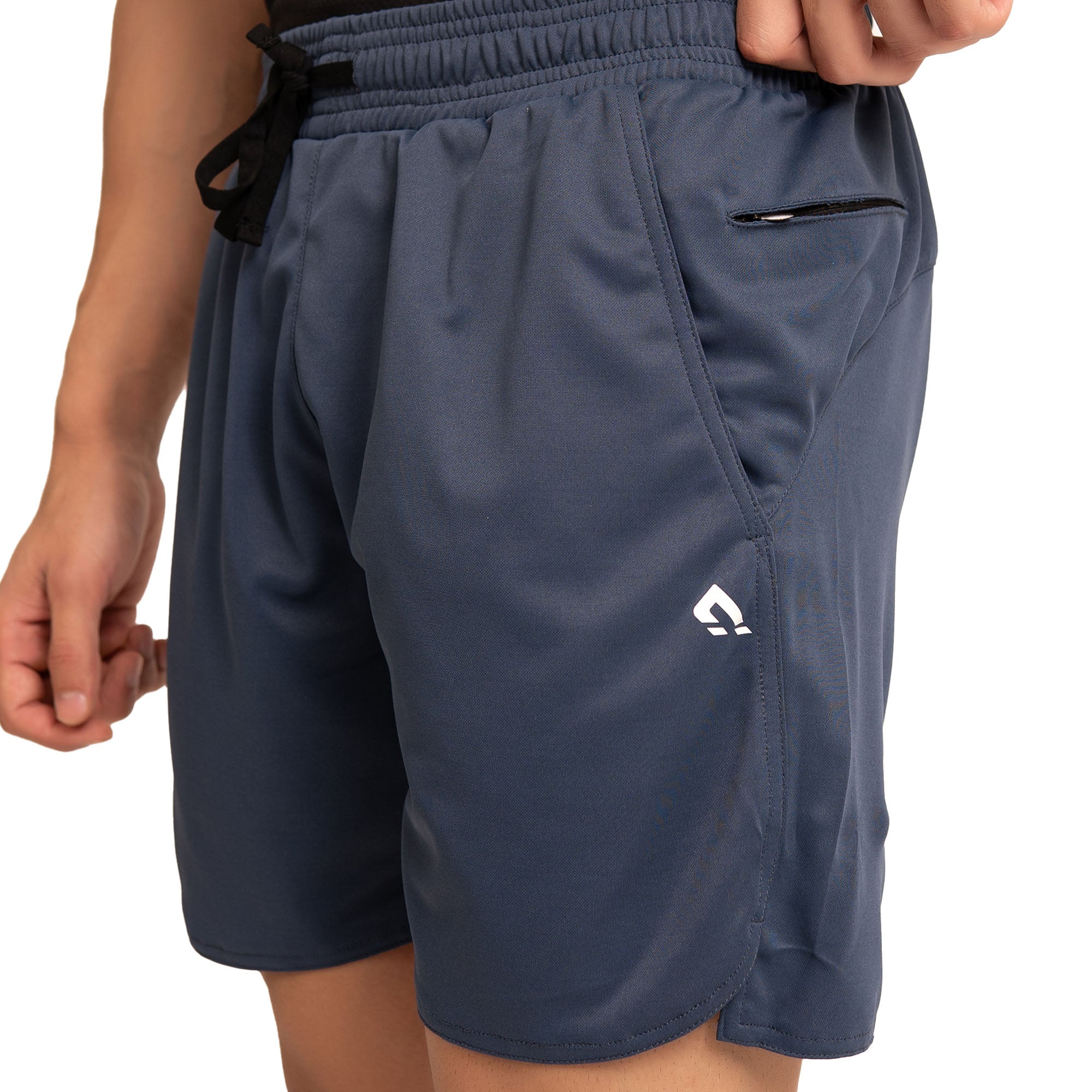 Blaze Zipper Shorts - Navy