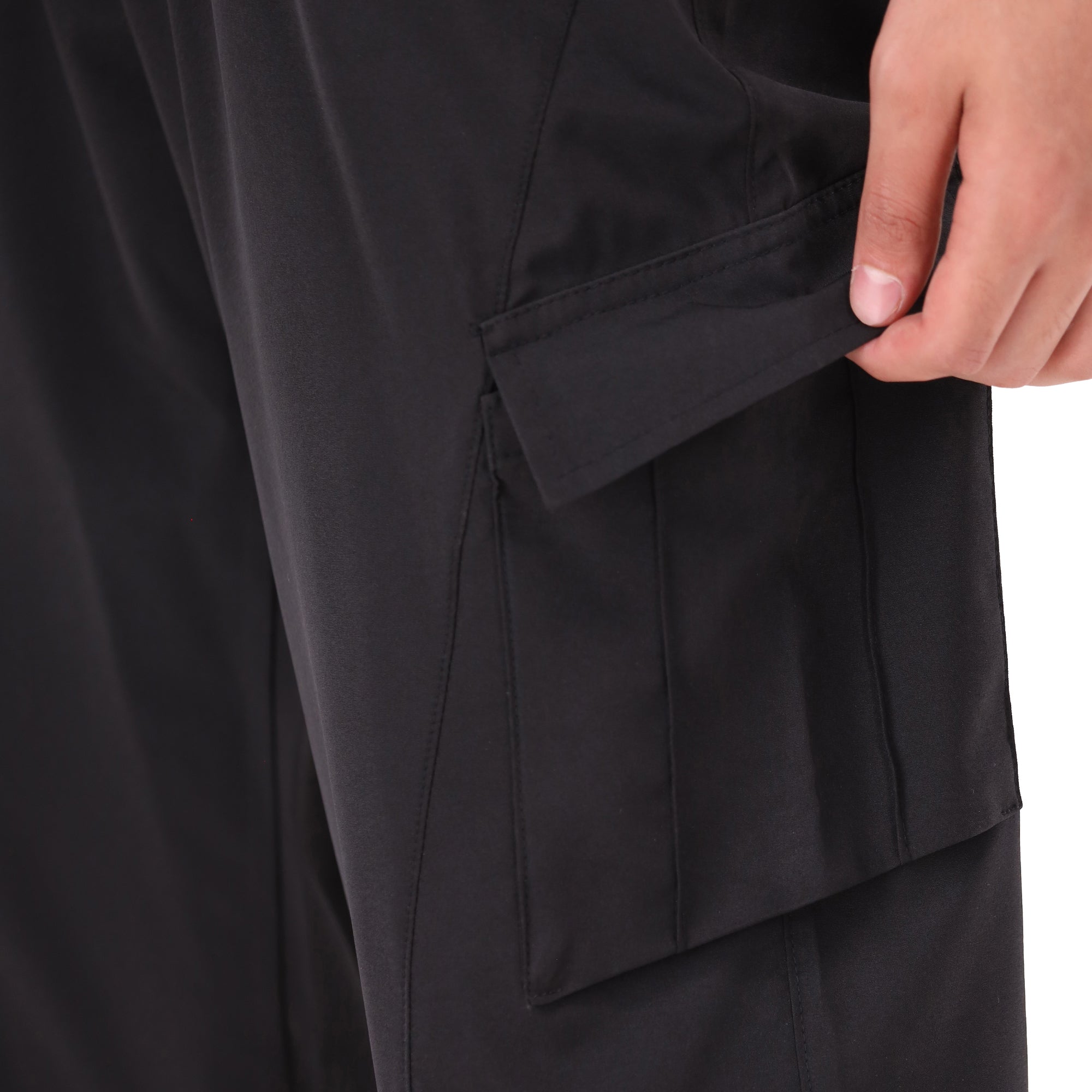 Spencer Cargo Trousers - Black