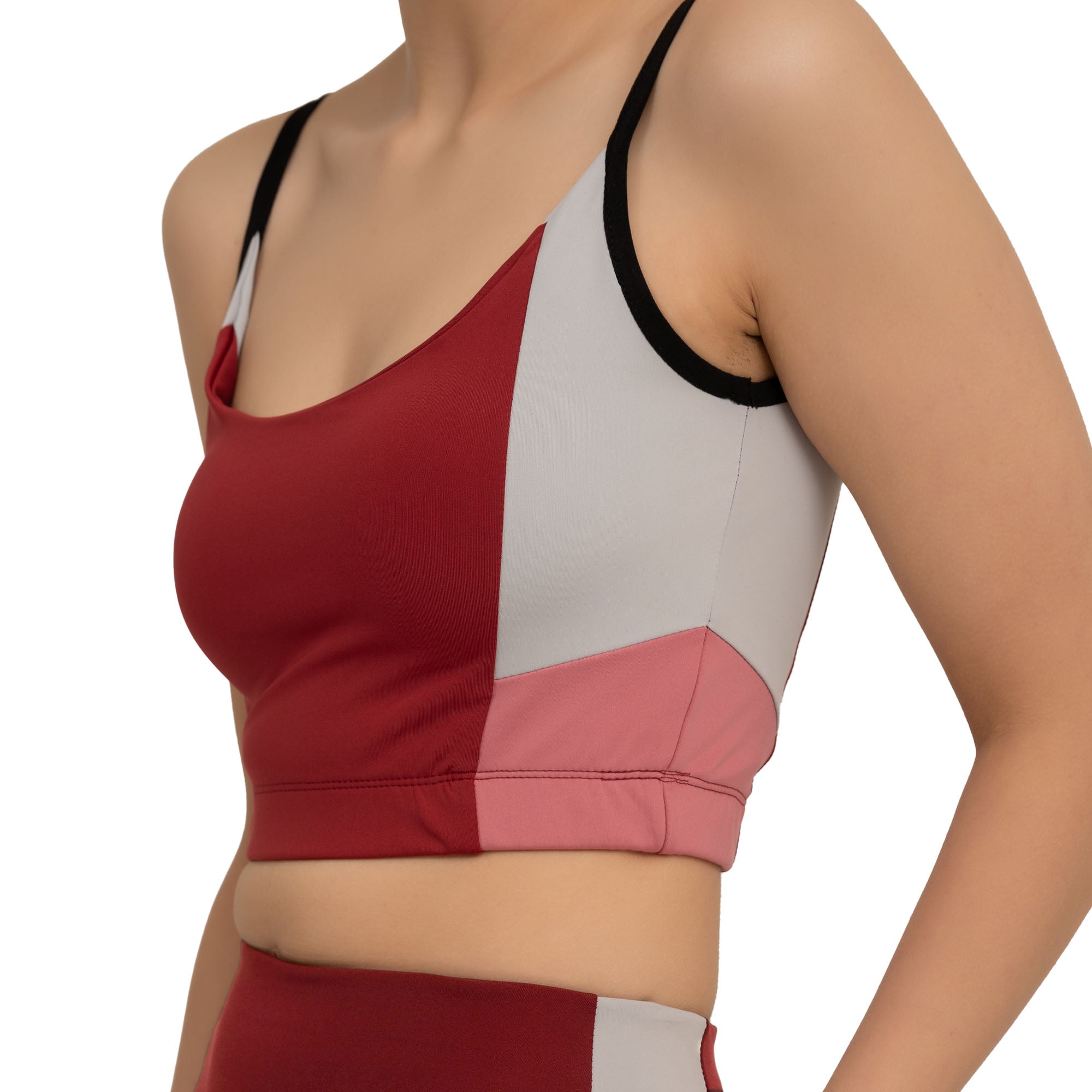 Femme Fit Sports Bra - Maroon