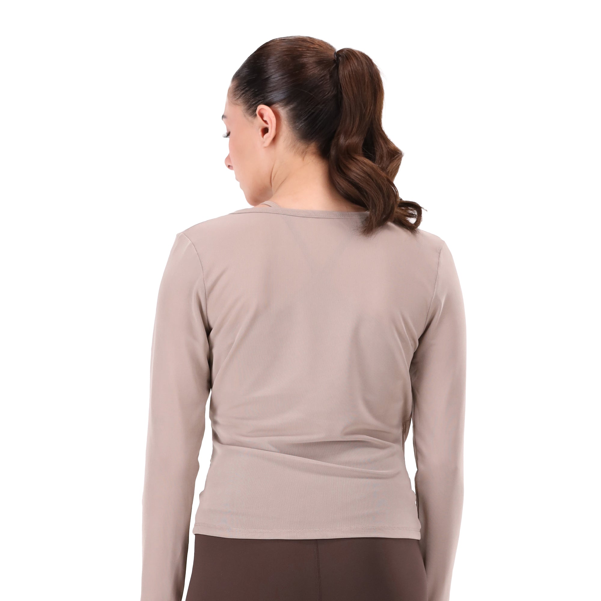 Girloft Mesh Top - Khaki