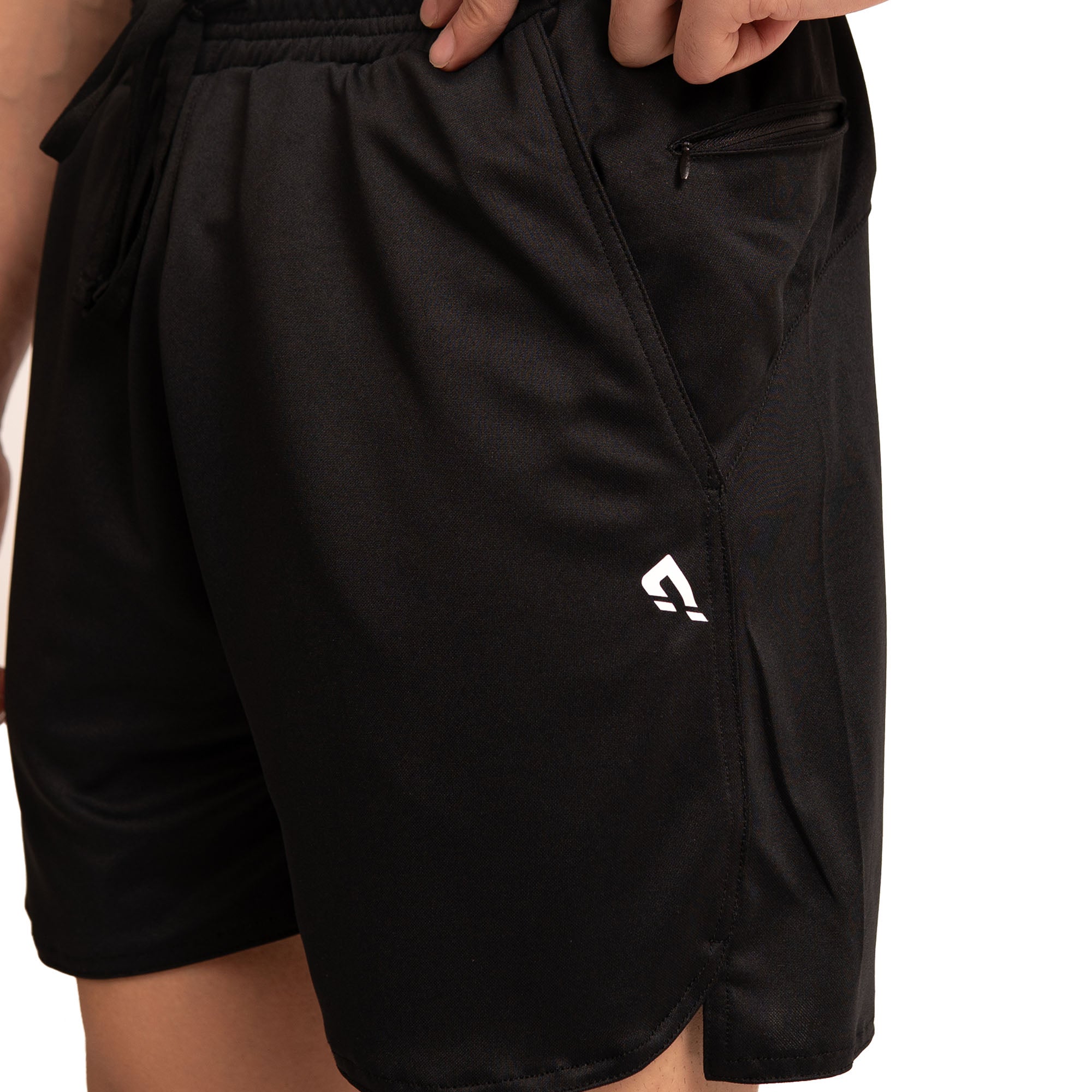 Blaze Zipper Shorts - Black