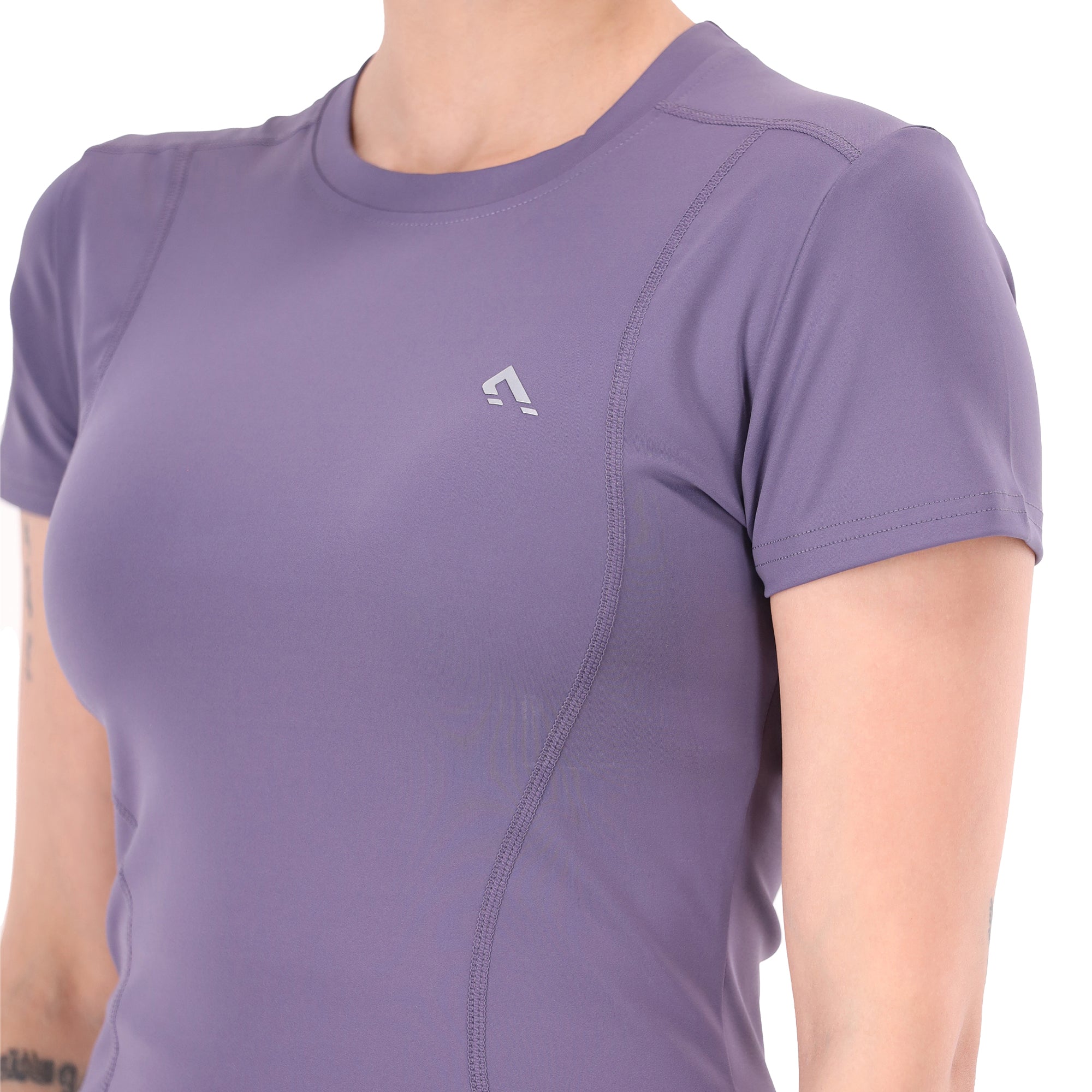 Sculpted Tee - Dark Purple