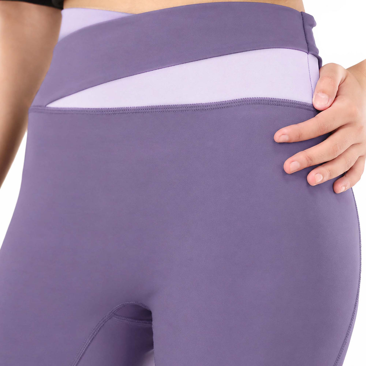 Splitline Leggings - Dark Purple