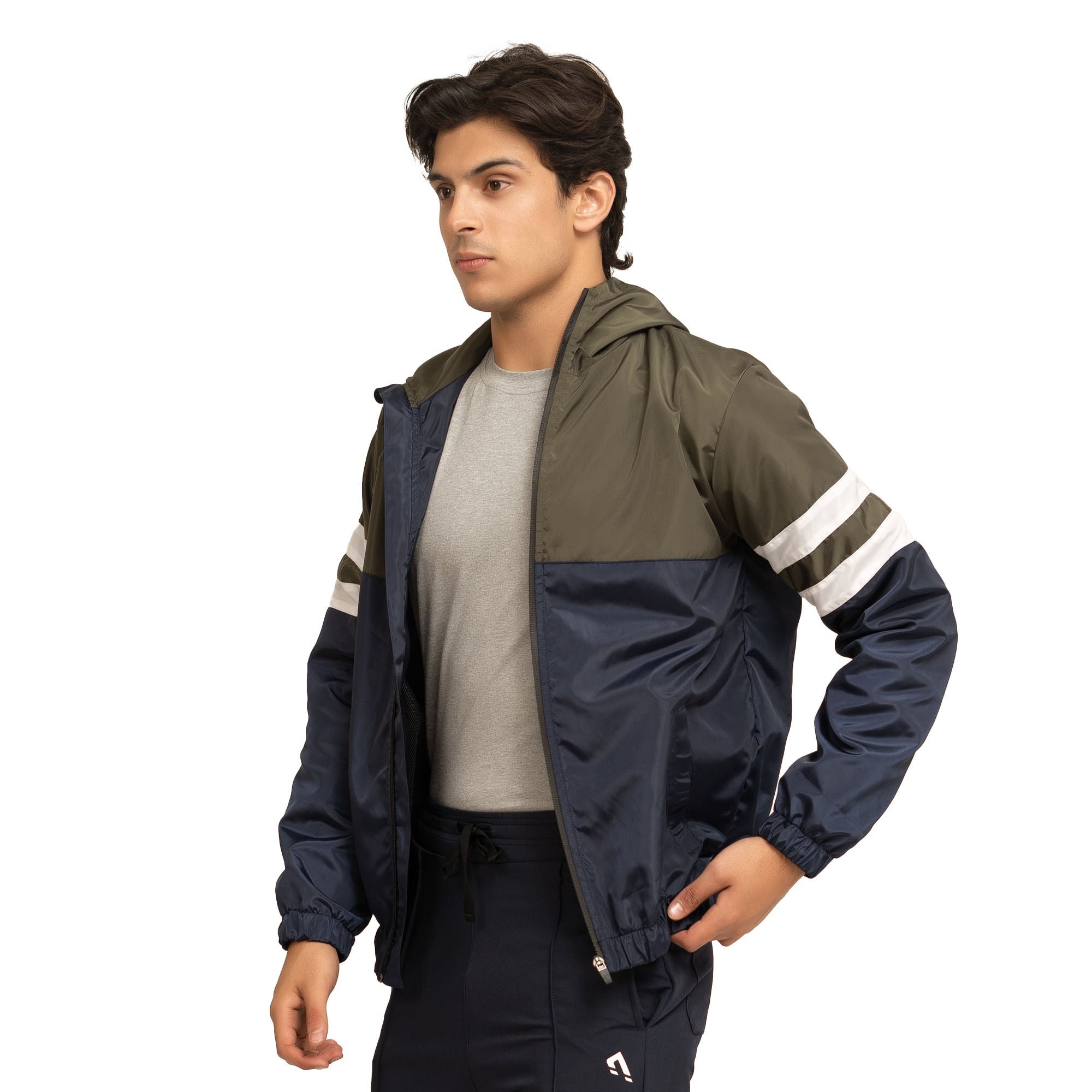 Windbreaker R1 Olive/Navy