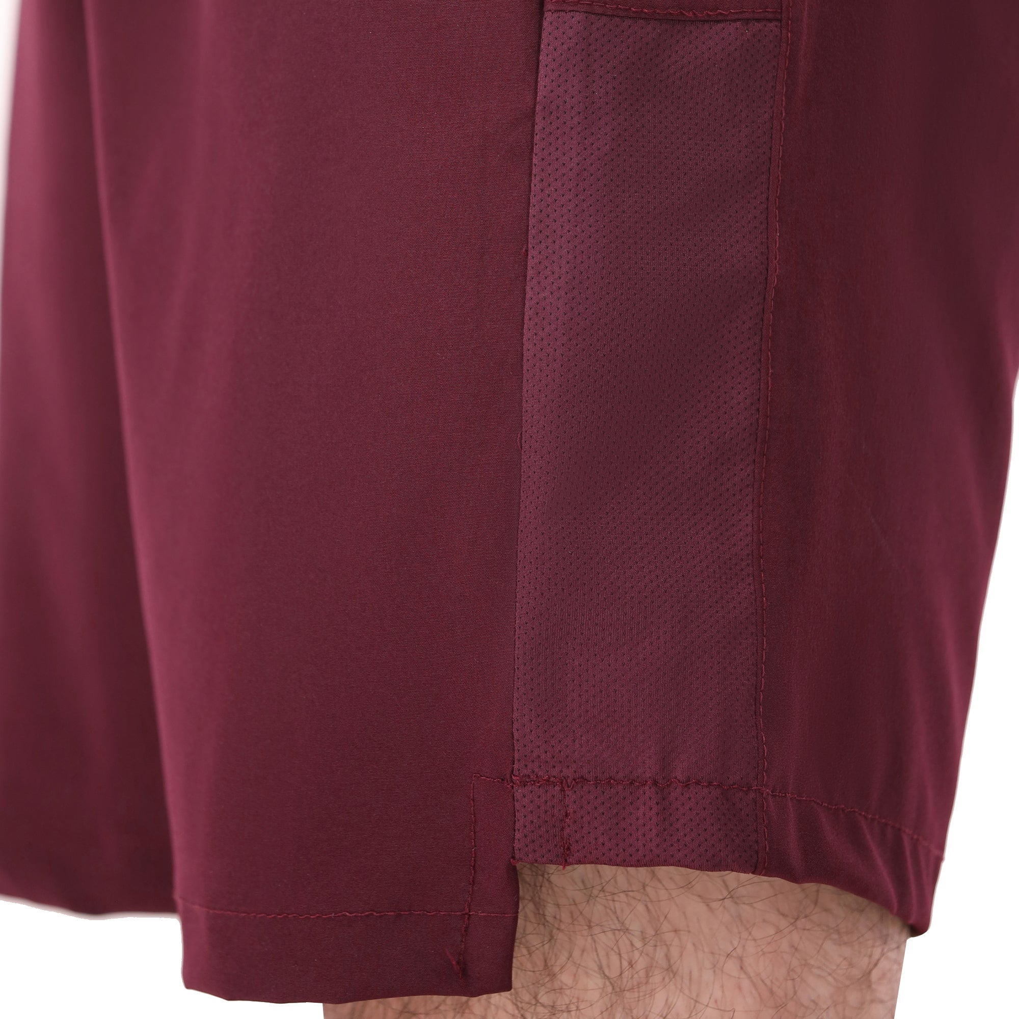 Plush Padel Shorts - Burgundy