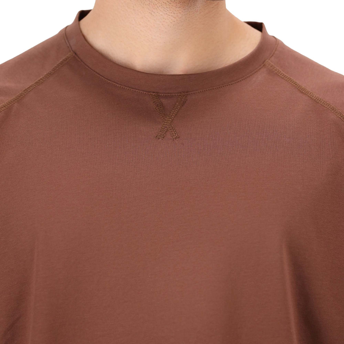 Raw Edge Tank - Brown