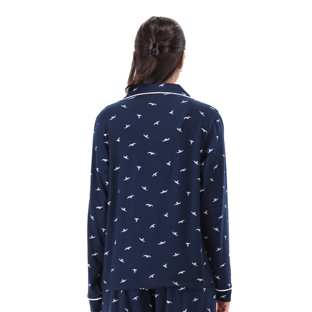 Midnight Comfort Set - Navy/Dove