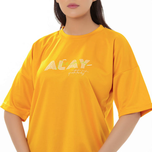 Infinity Oversize Tee - Yellow