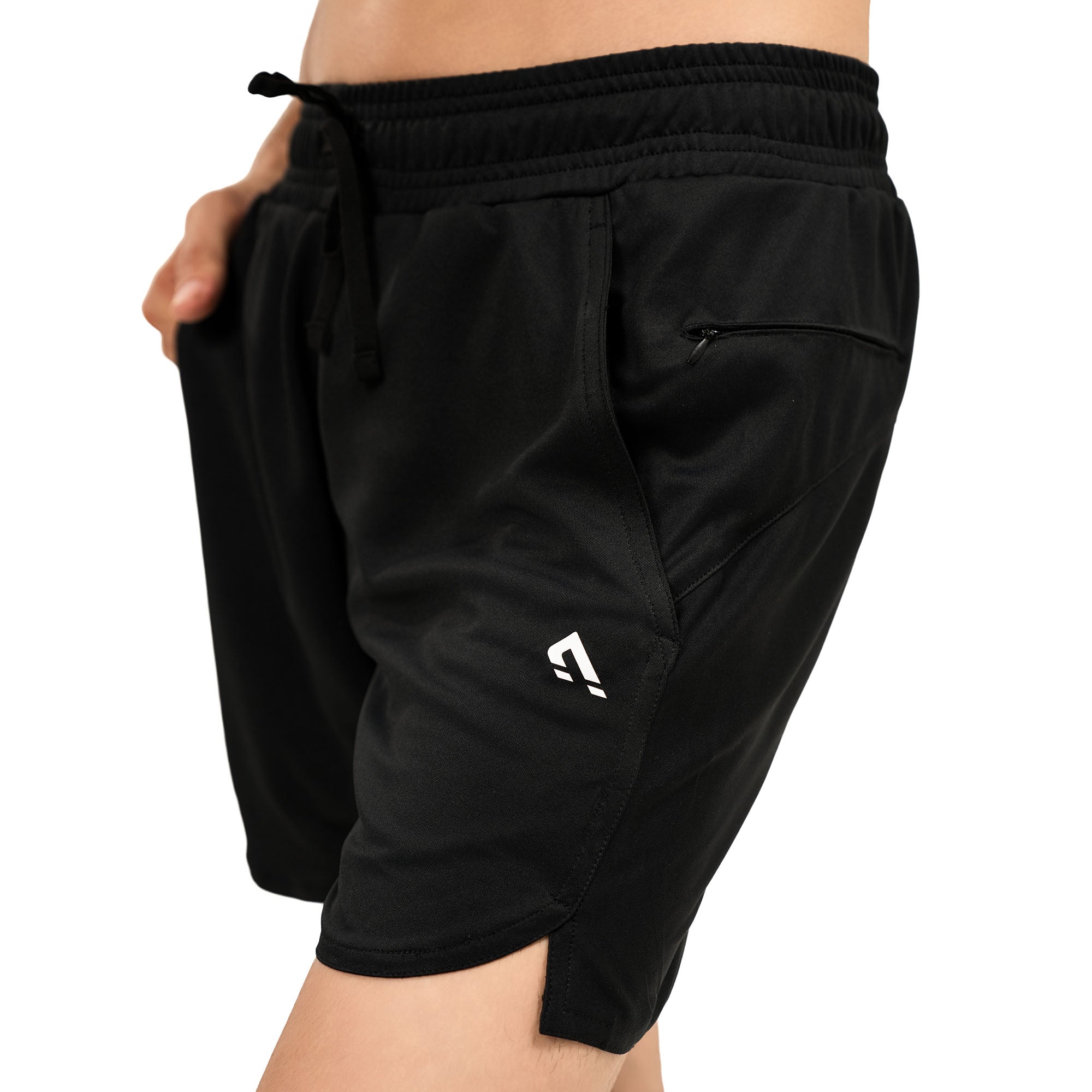 Blaze Zipper Shorts - Black