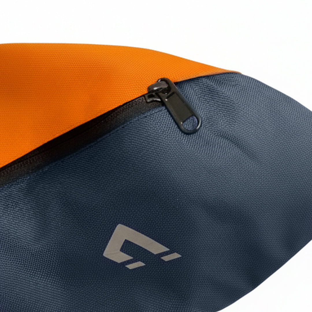 Waist Runner Bag - Navy/Orange