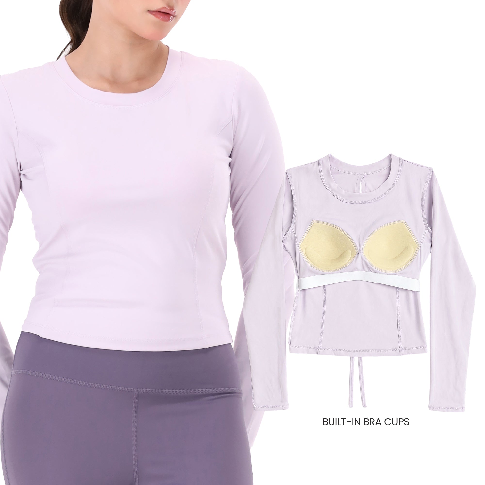 Celine Keyhole Top - Purple