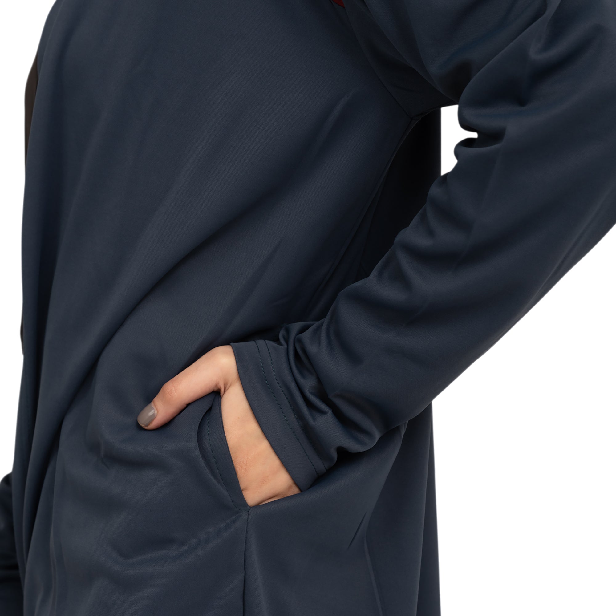 Clyde Cape - Navy/Maroon