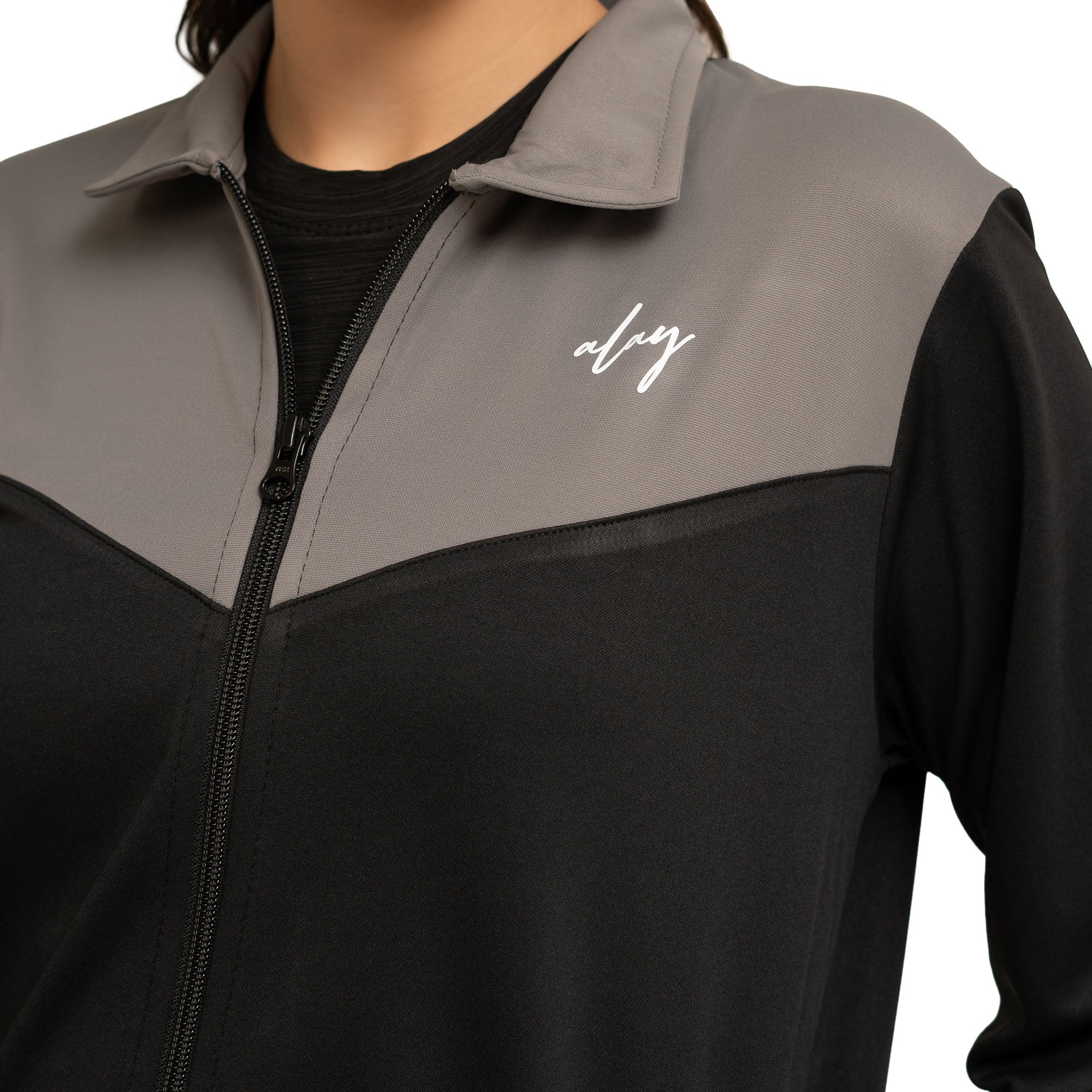 Wave Tracksuit - Black/Grey