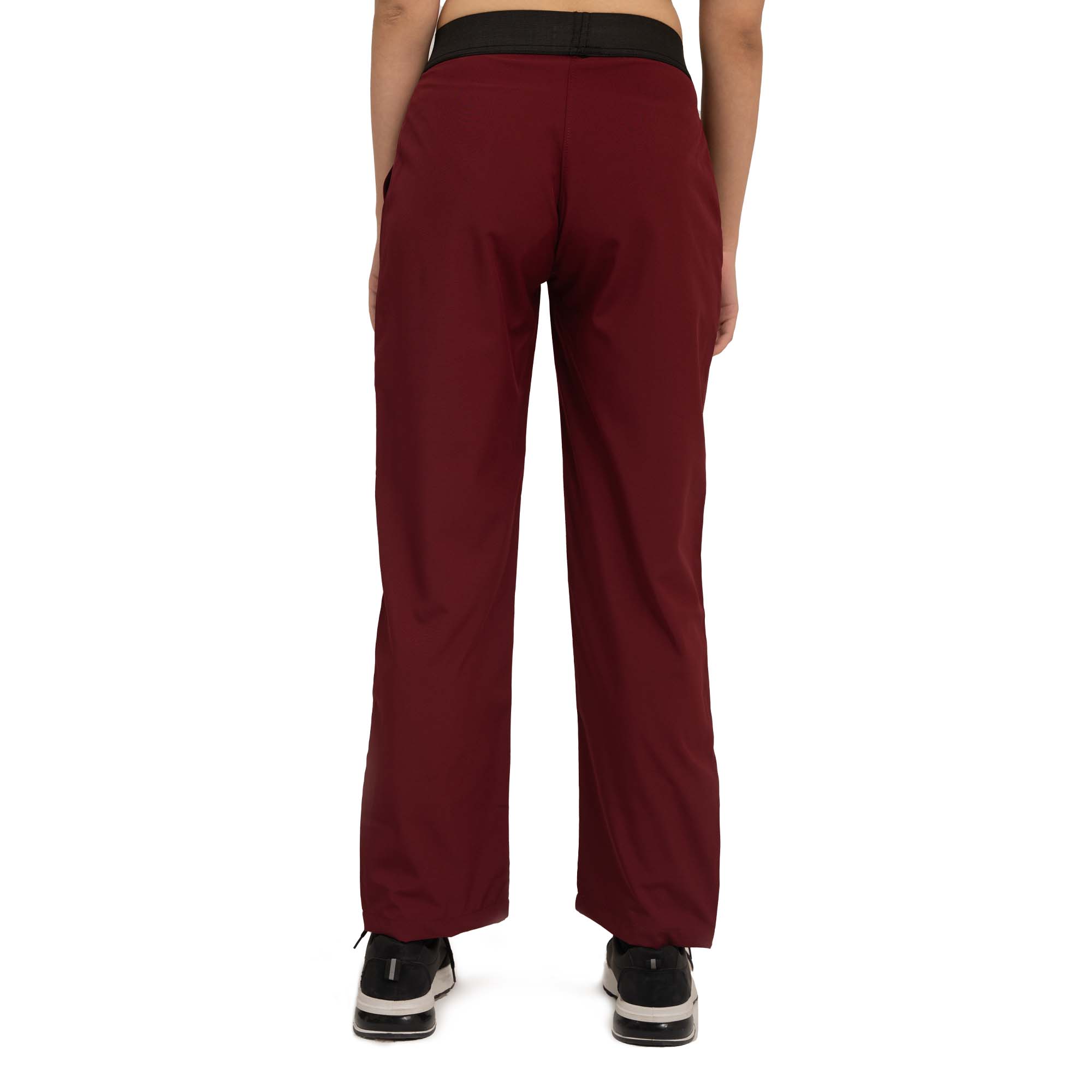 Seam Flow Pants - Maroon