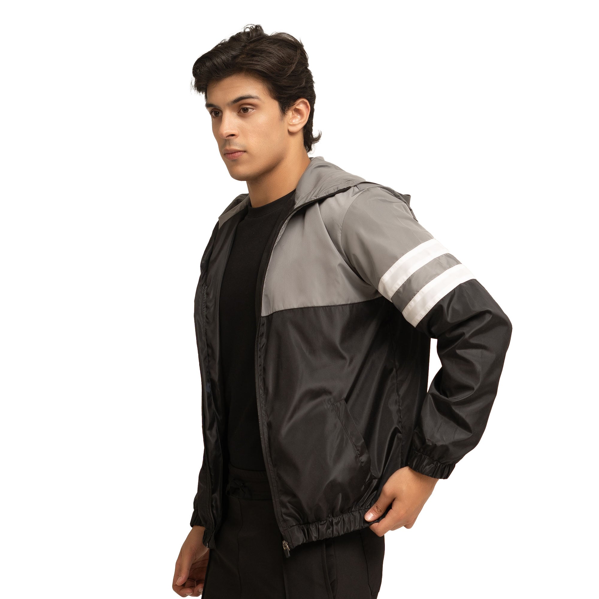 Windbreaker R1 Black/Grey