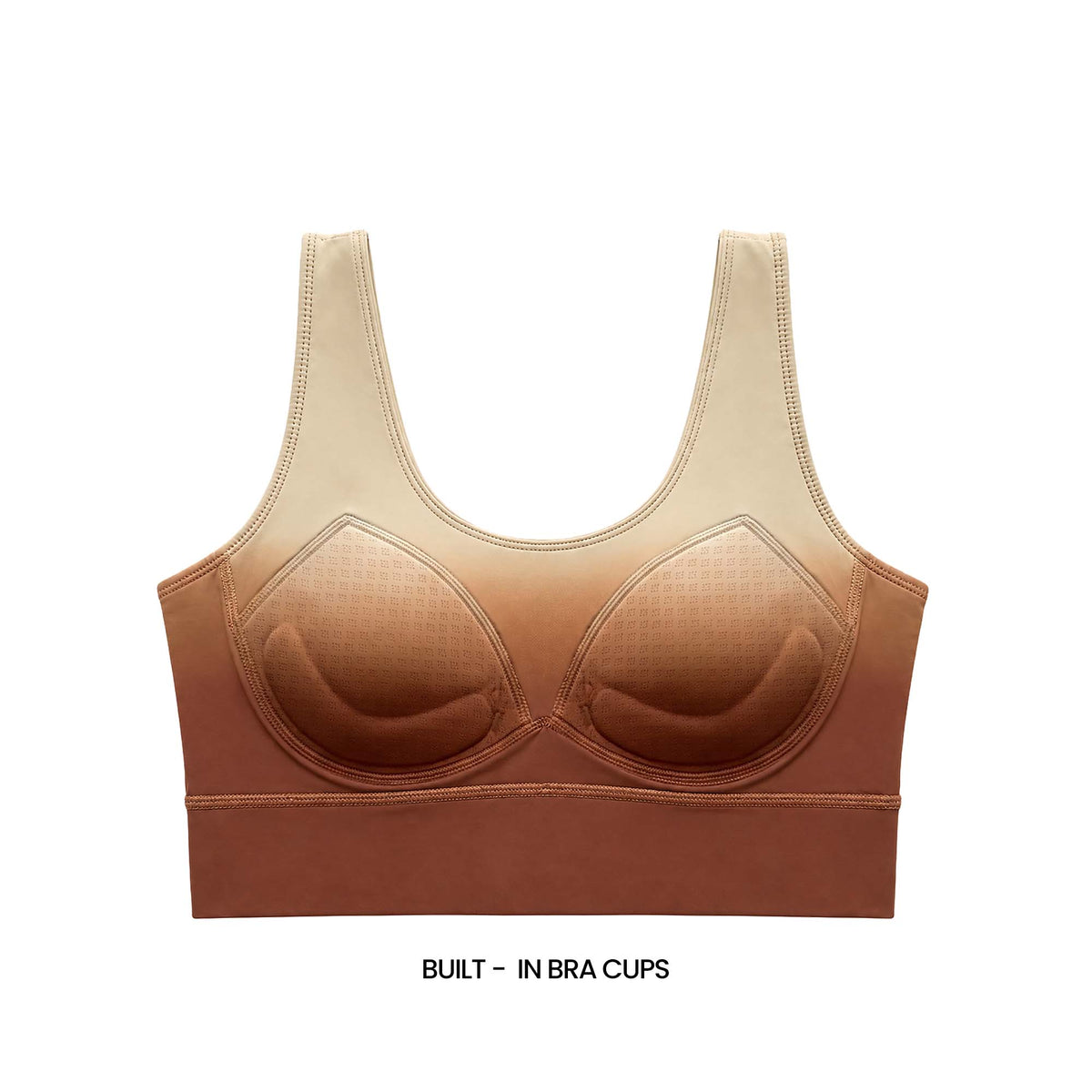 Ombre Sports Bra - Brown