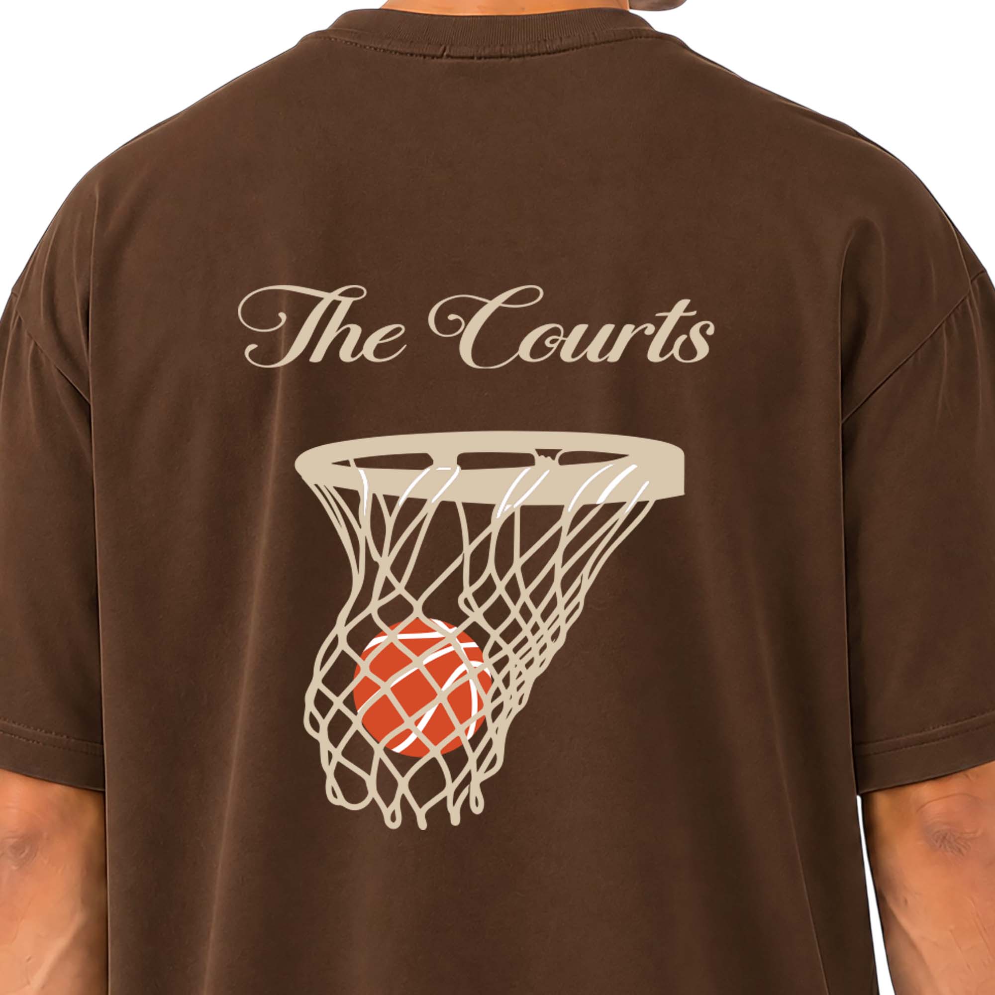 The Game Oversized Tee - Brown
