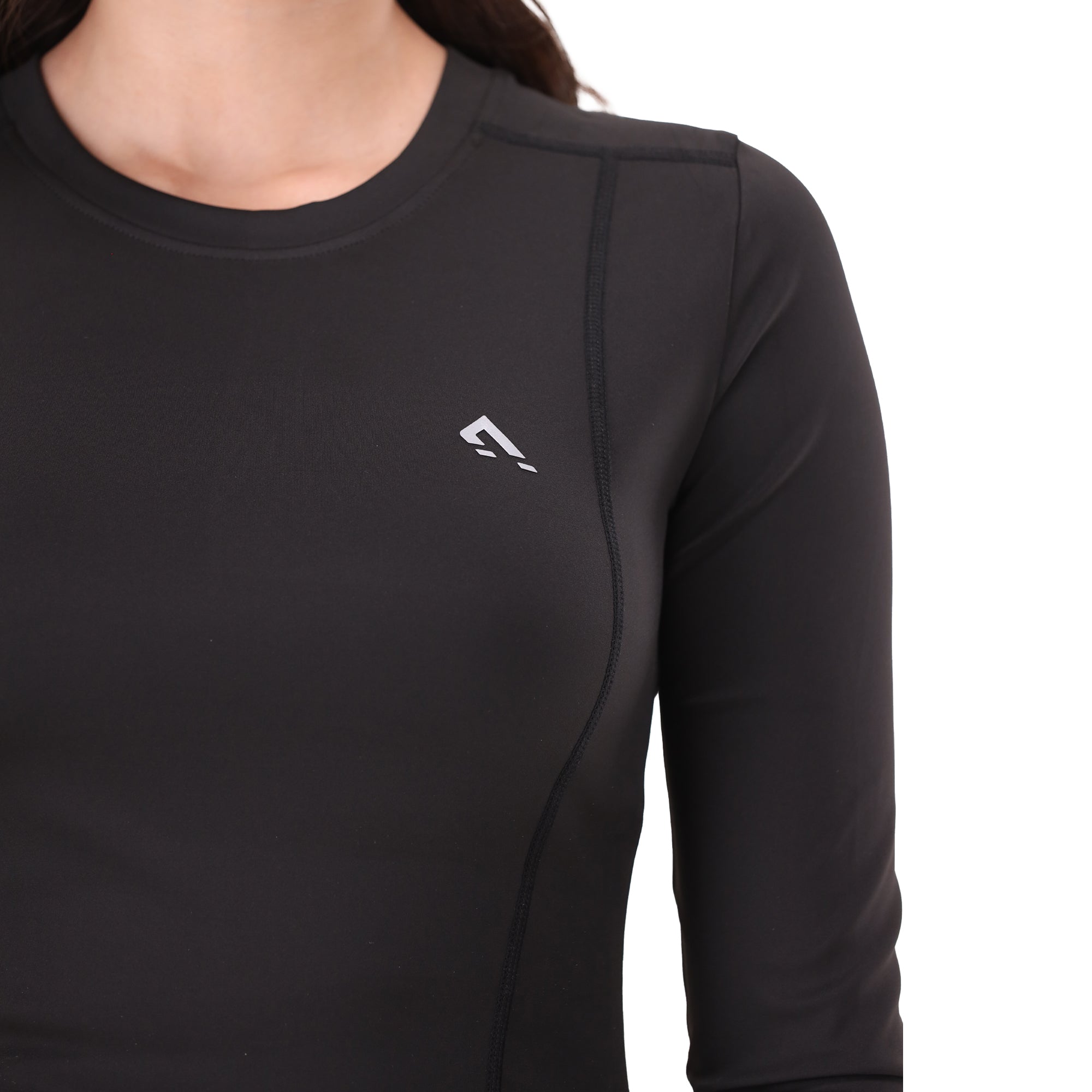 Luna Fitted Tee - Black