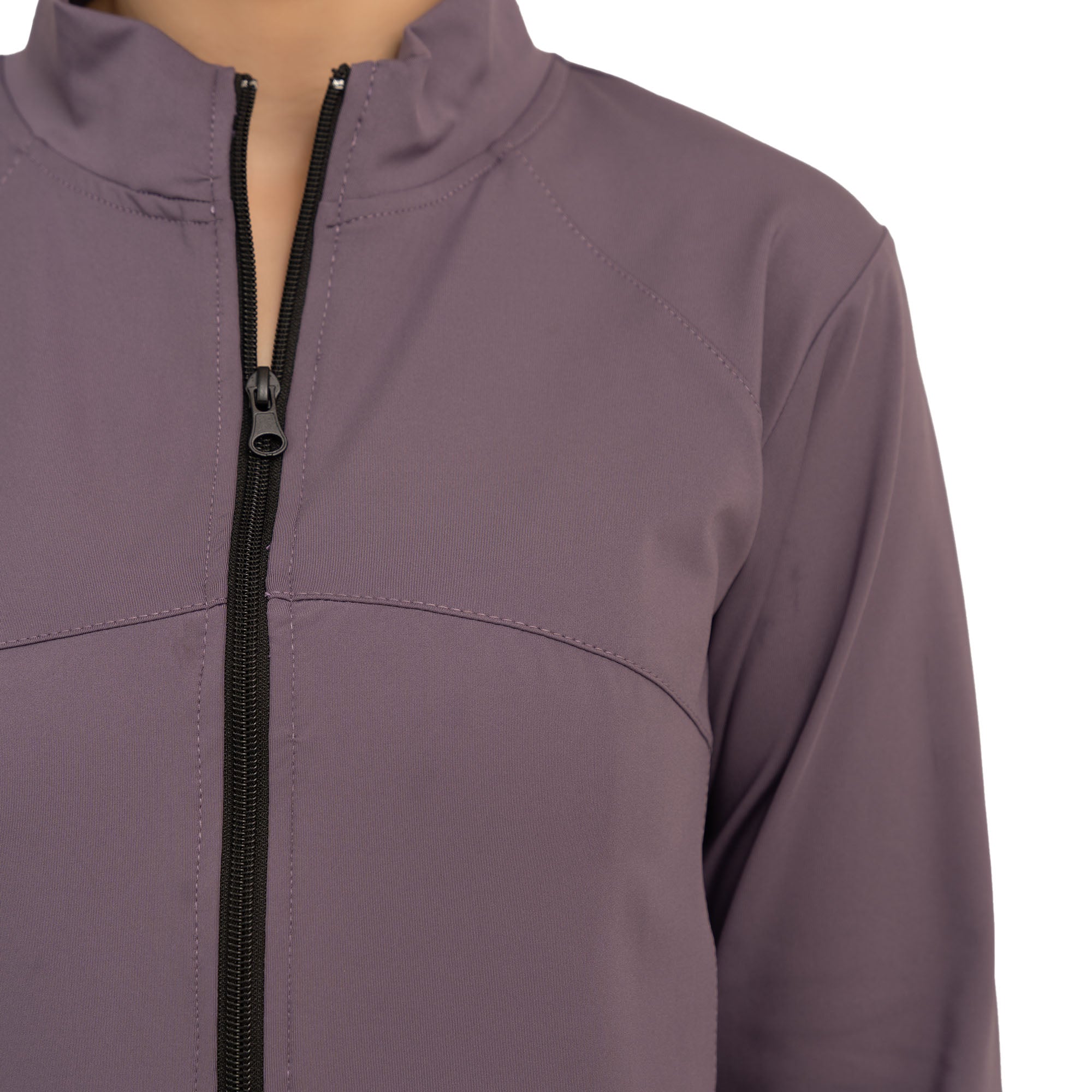 Femme Fit Zipper Jacket - Lilac