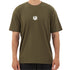 Thunder Oversize Badge Tee - Olive
