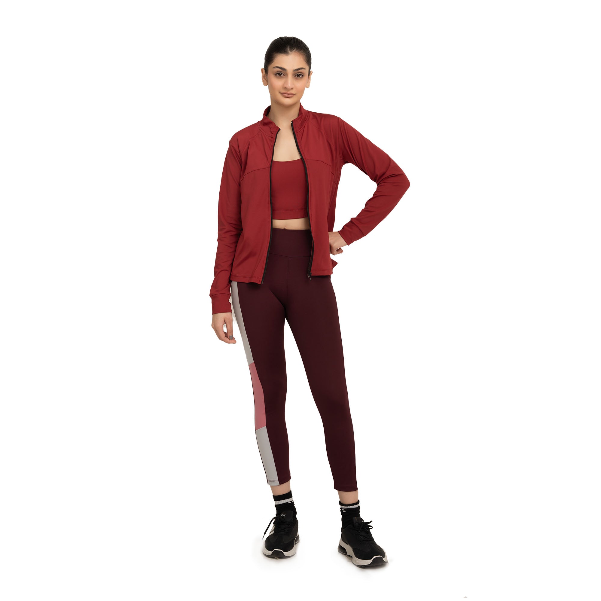 Femme Fit Leggings - Burgundy
