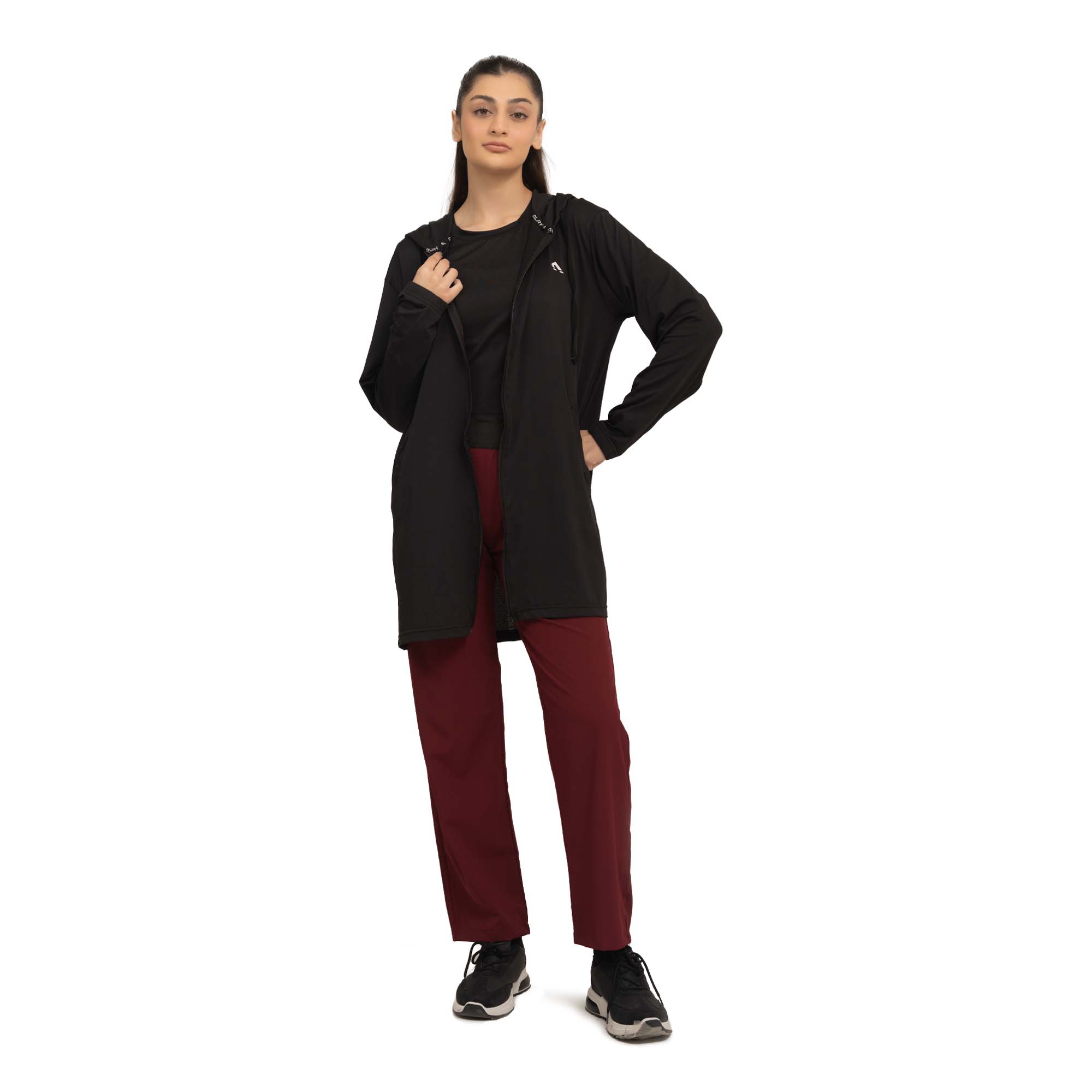 Seam Flow Pants - Maroon