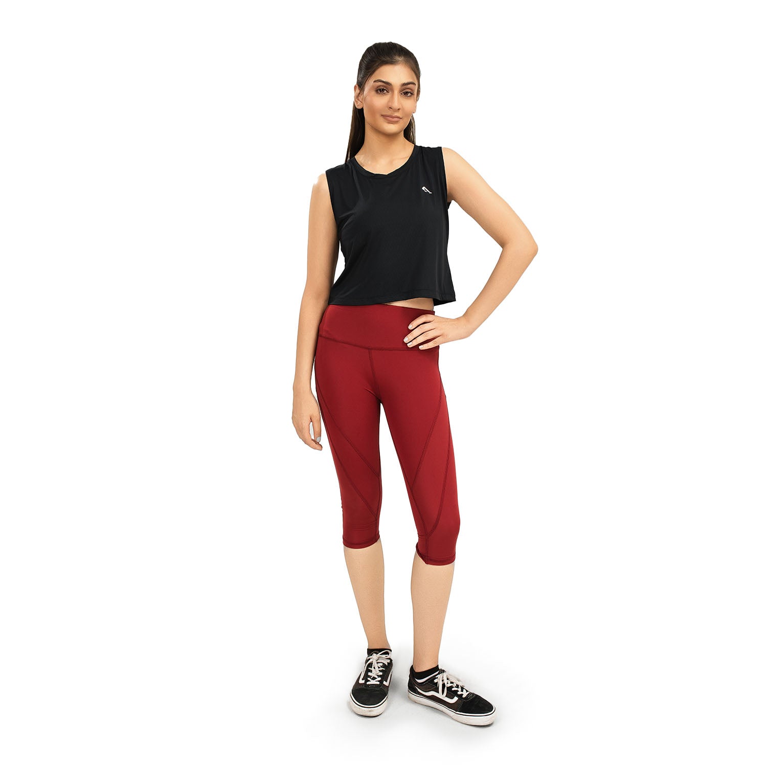 Strobe Biker Shorts - Red