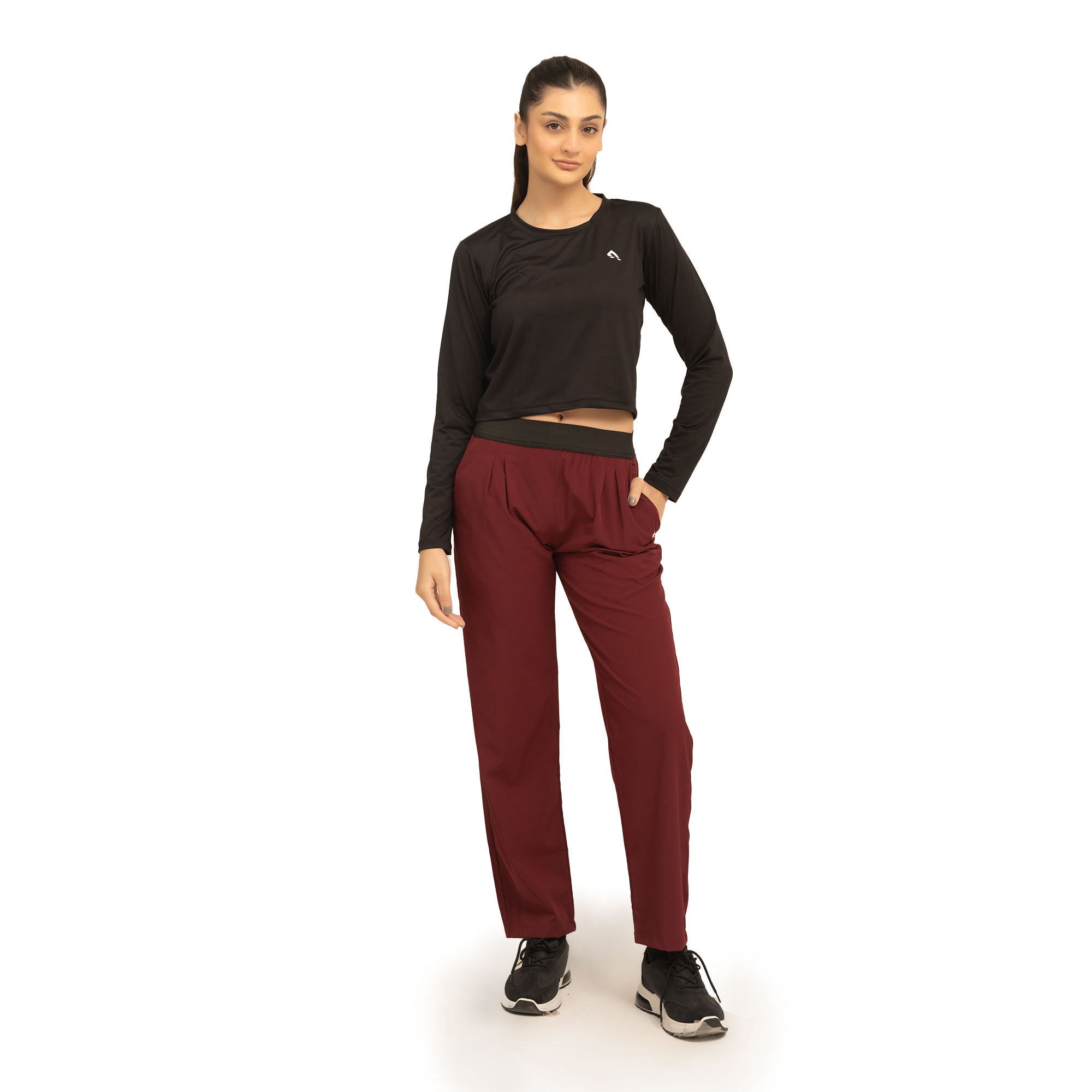 Icon Crop Tee - Black