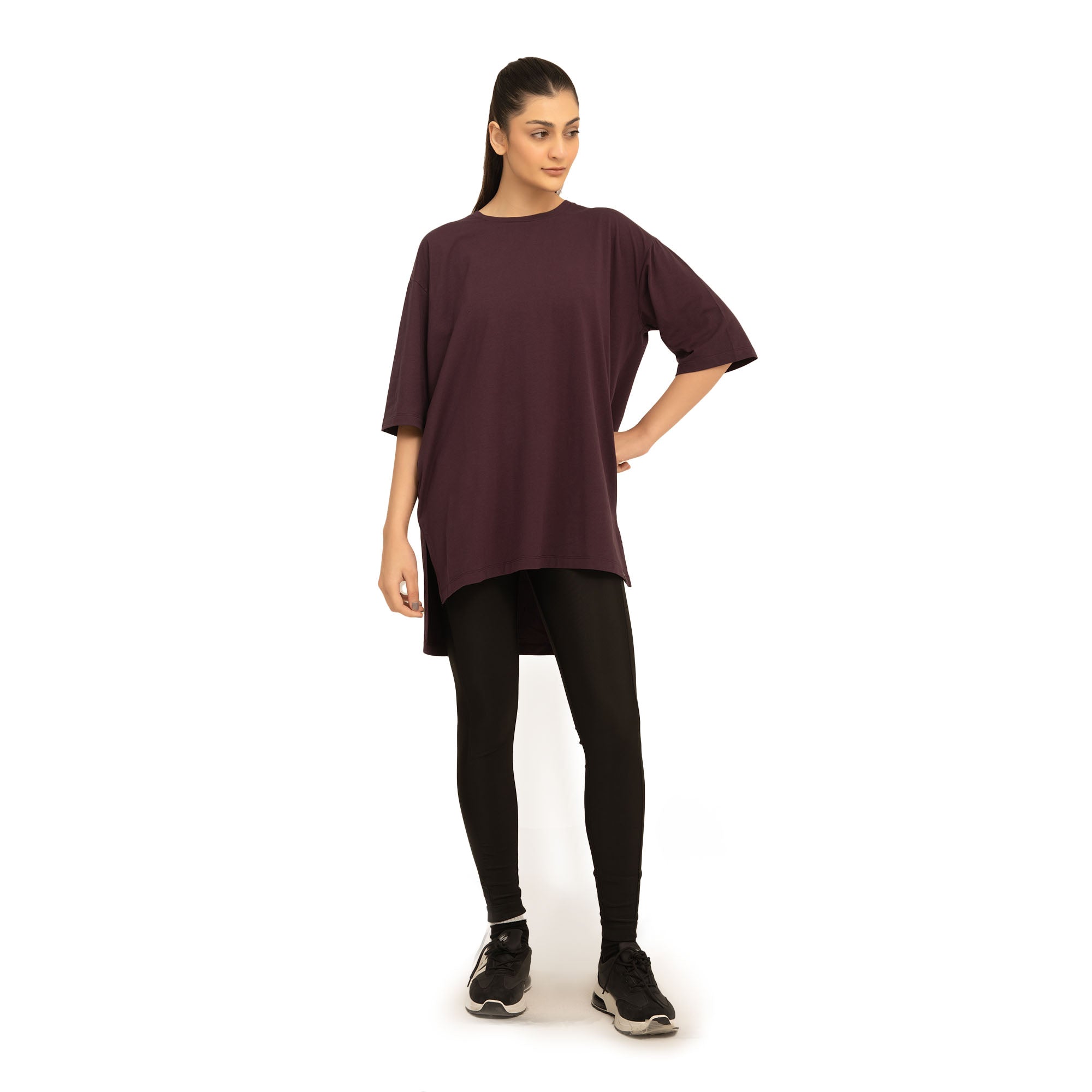 Kiara Cover Tee - Purple