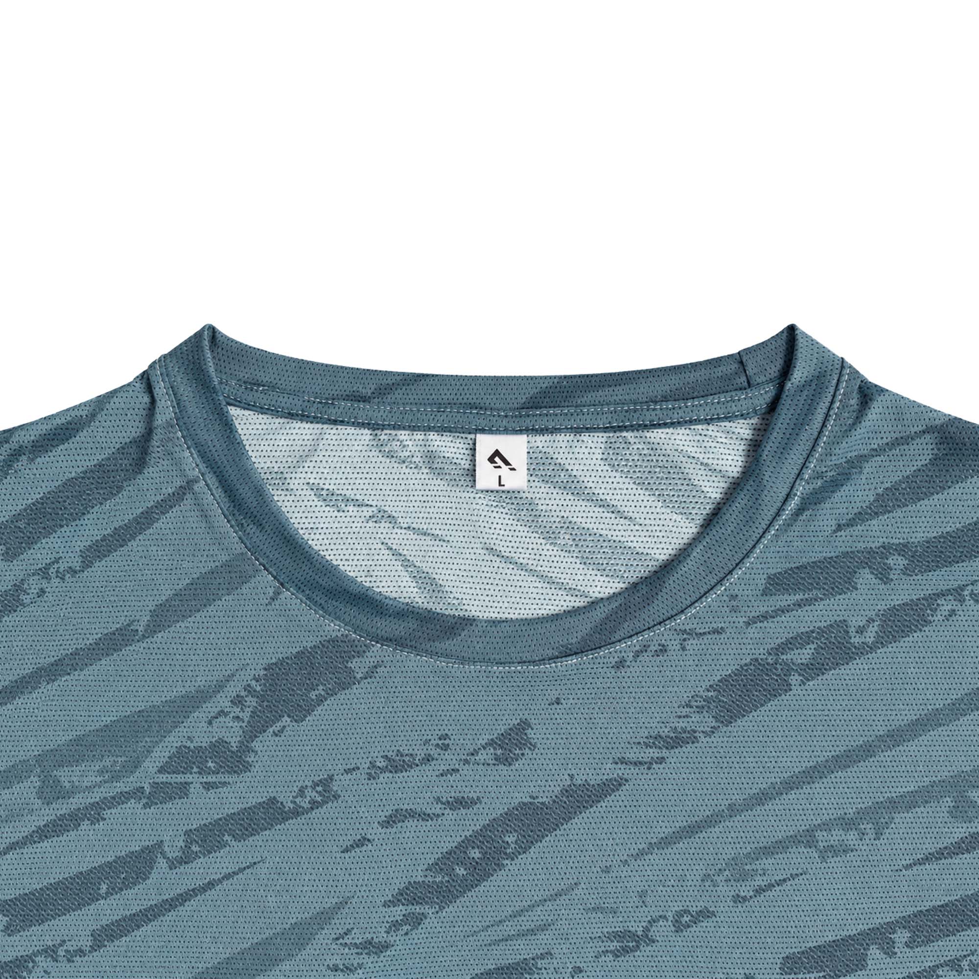 Pulse Mesh Tee - Blue