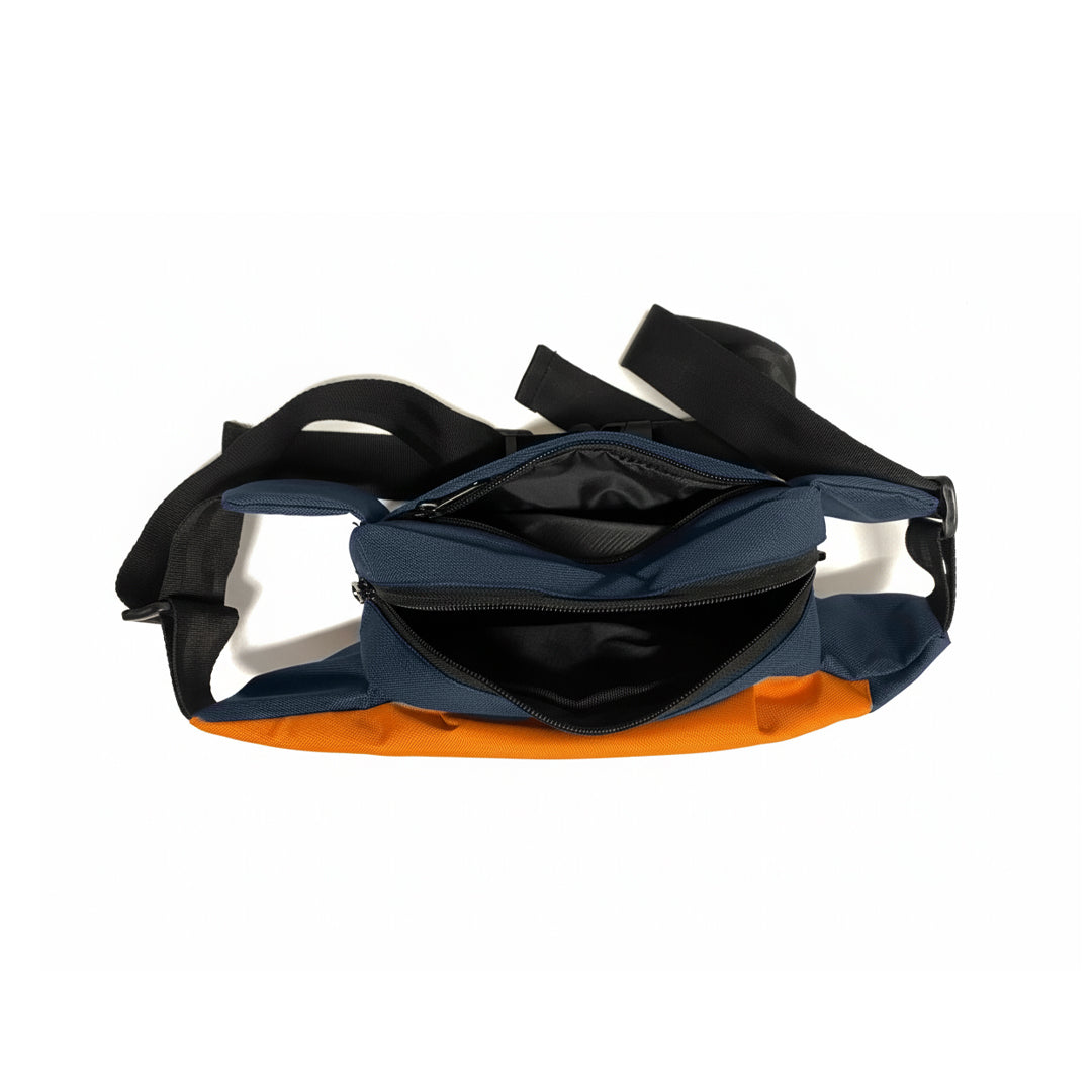 Waist Runner Bag - Navy/Orange