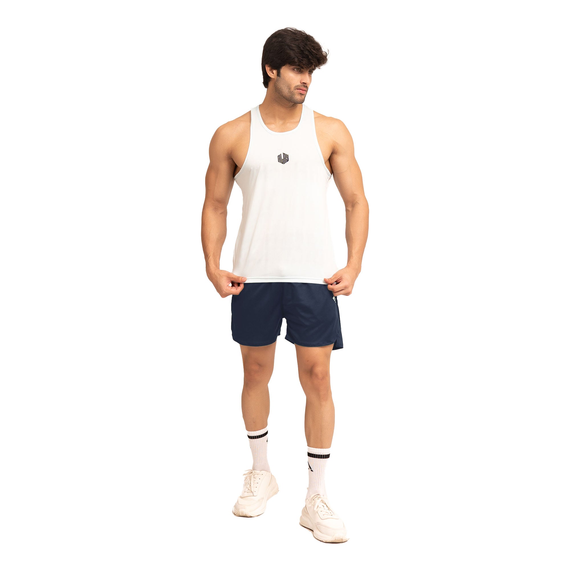 Blaze Zipper Shorts - Navy