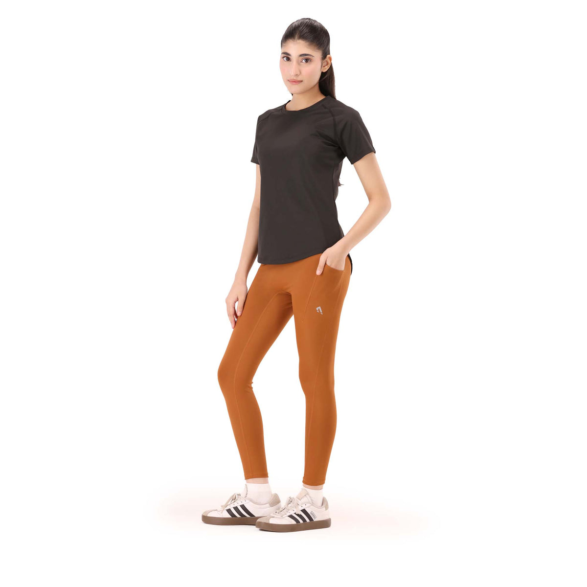 Tempo Leggings - Crimson