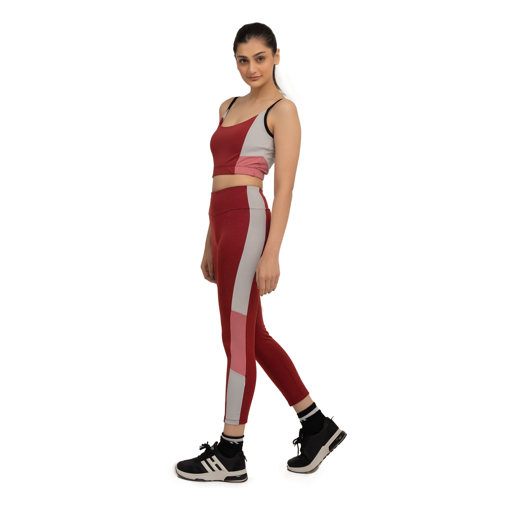 Femme Fit Sports Bra - Maroon