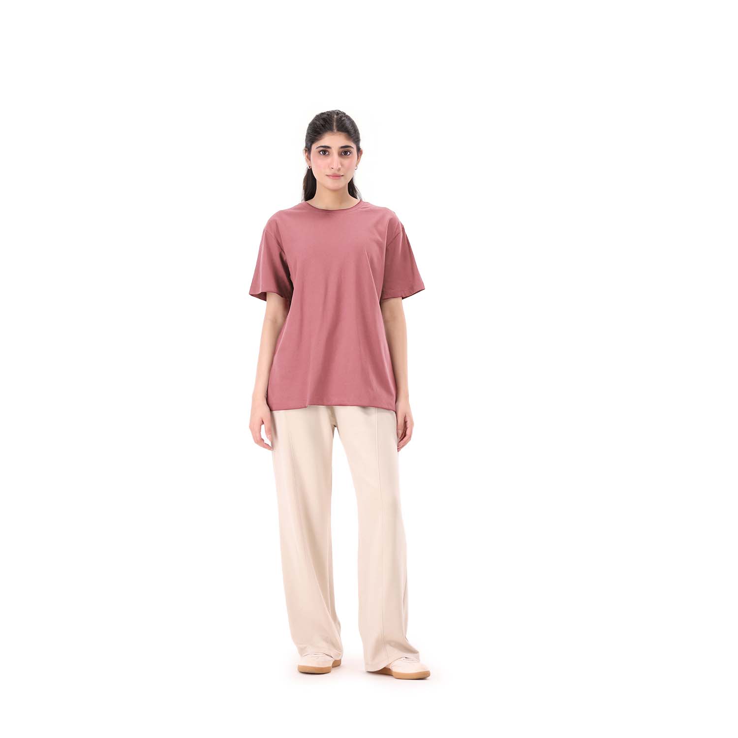 Riff Oversize Tee - Pink