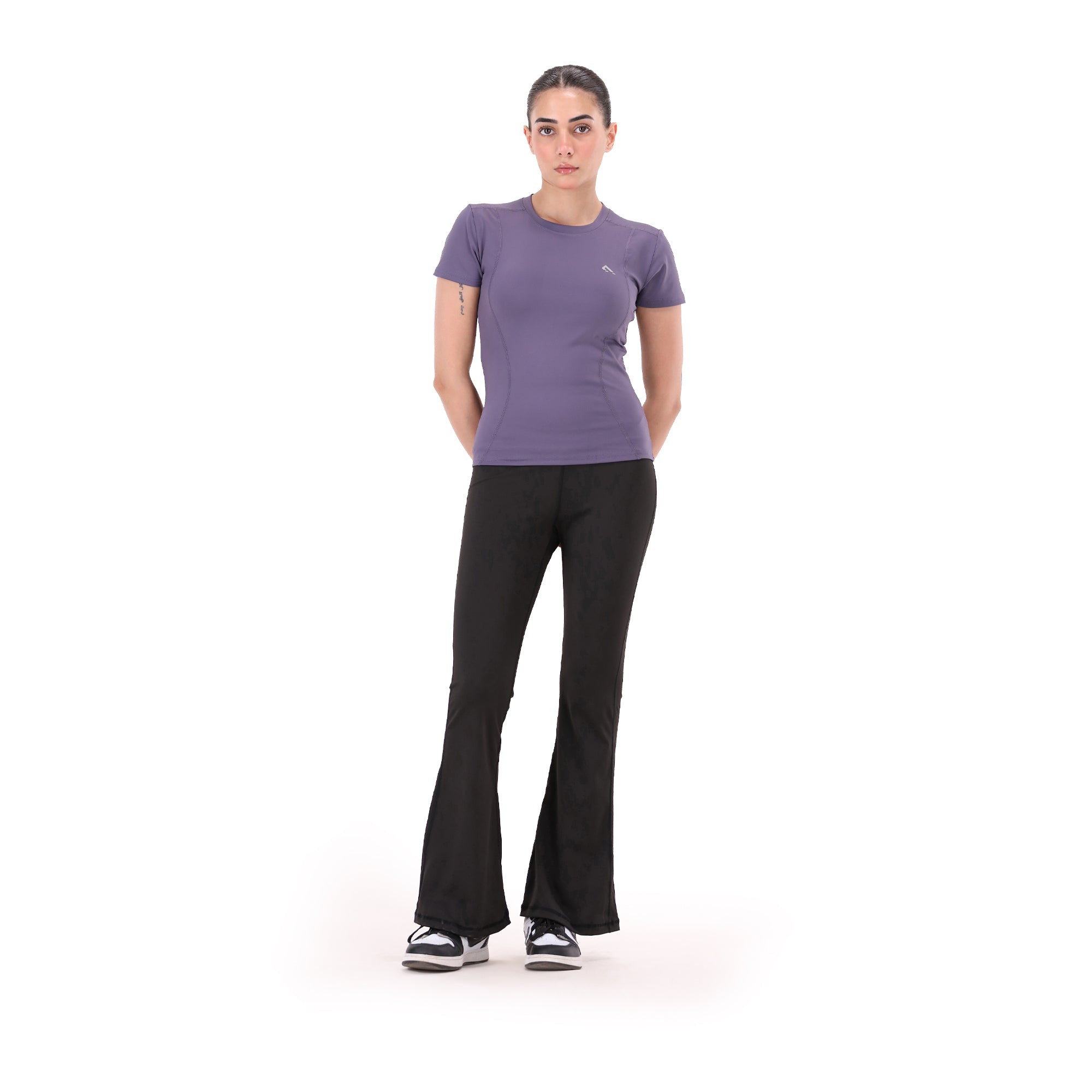 Sculpted Tee - Dark Purple