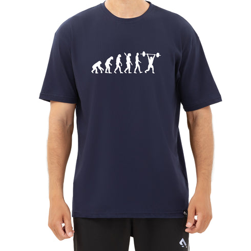Thunder Oversize Rise Tee - Navy